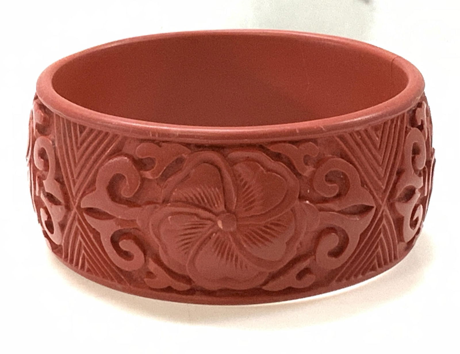 CINNABAR STYLE Wide Bangle Bracelet (1 of 6)