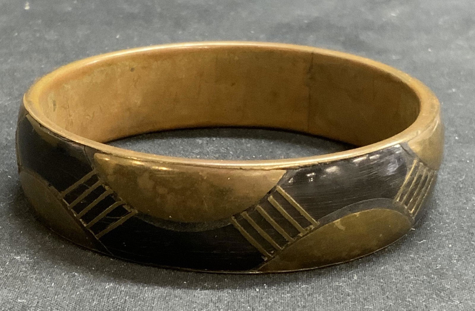 Brass Bangle Bracelet, Jewelry (1 of 7)