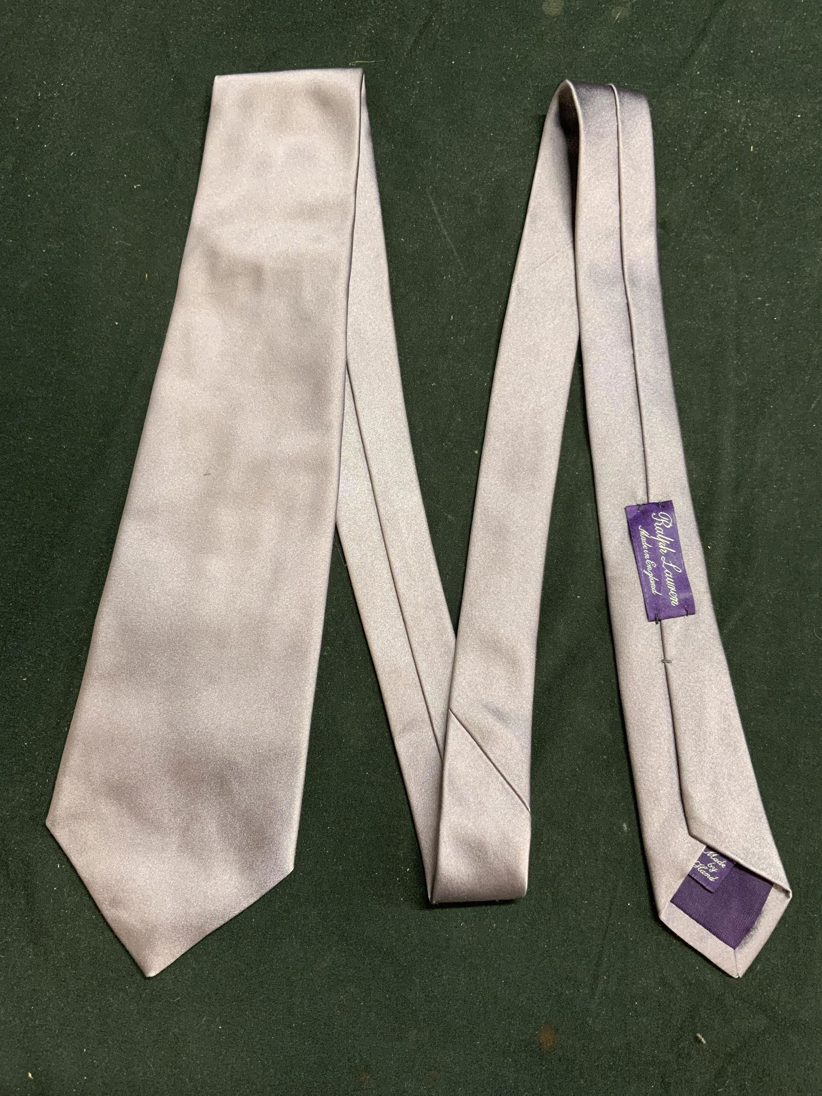 RALPH LAUREN Purple Label Lilac Silk Tie (1 of 7)