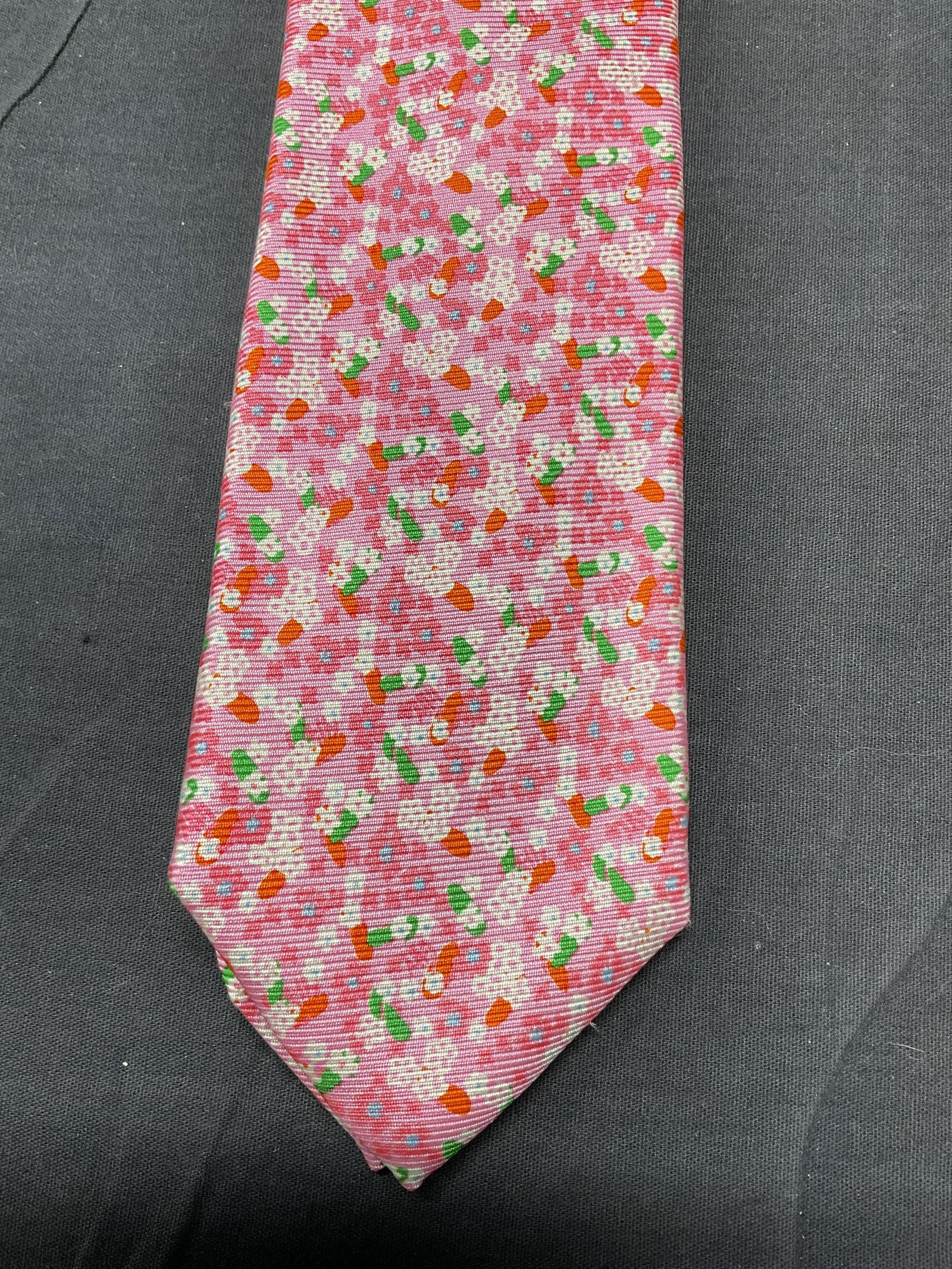 LILLY PULITZER Floral Silk Tie, USA (1 of 6)