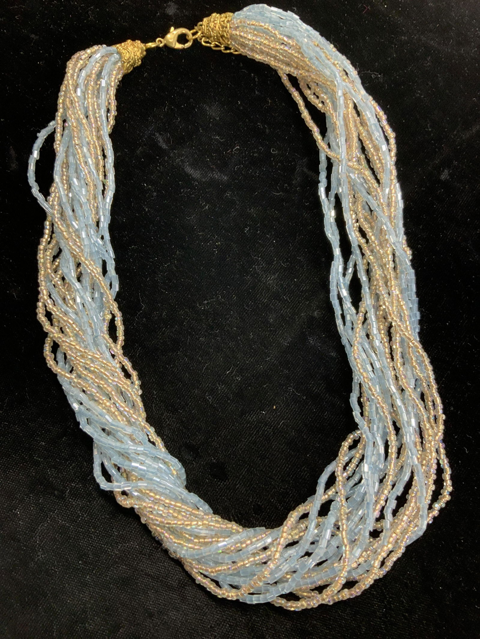 Twisted Multi Strand Beaded Necklace (1 of 6)