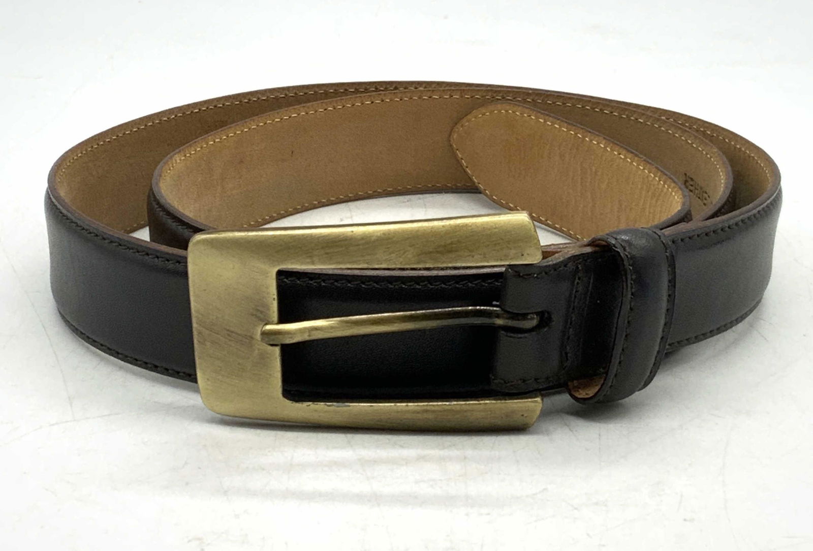 GIORGIO ARMANI Italy Leather Belt, Lux Menswear (1 of 6)