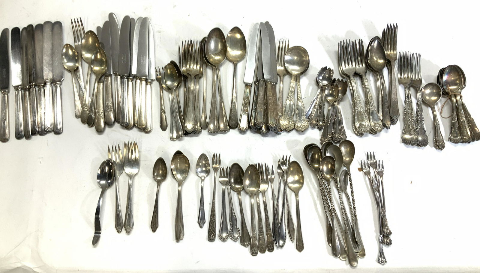 Antique Sterling Silver & Plated Flatware, 100+ (1 of 19)