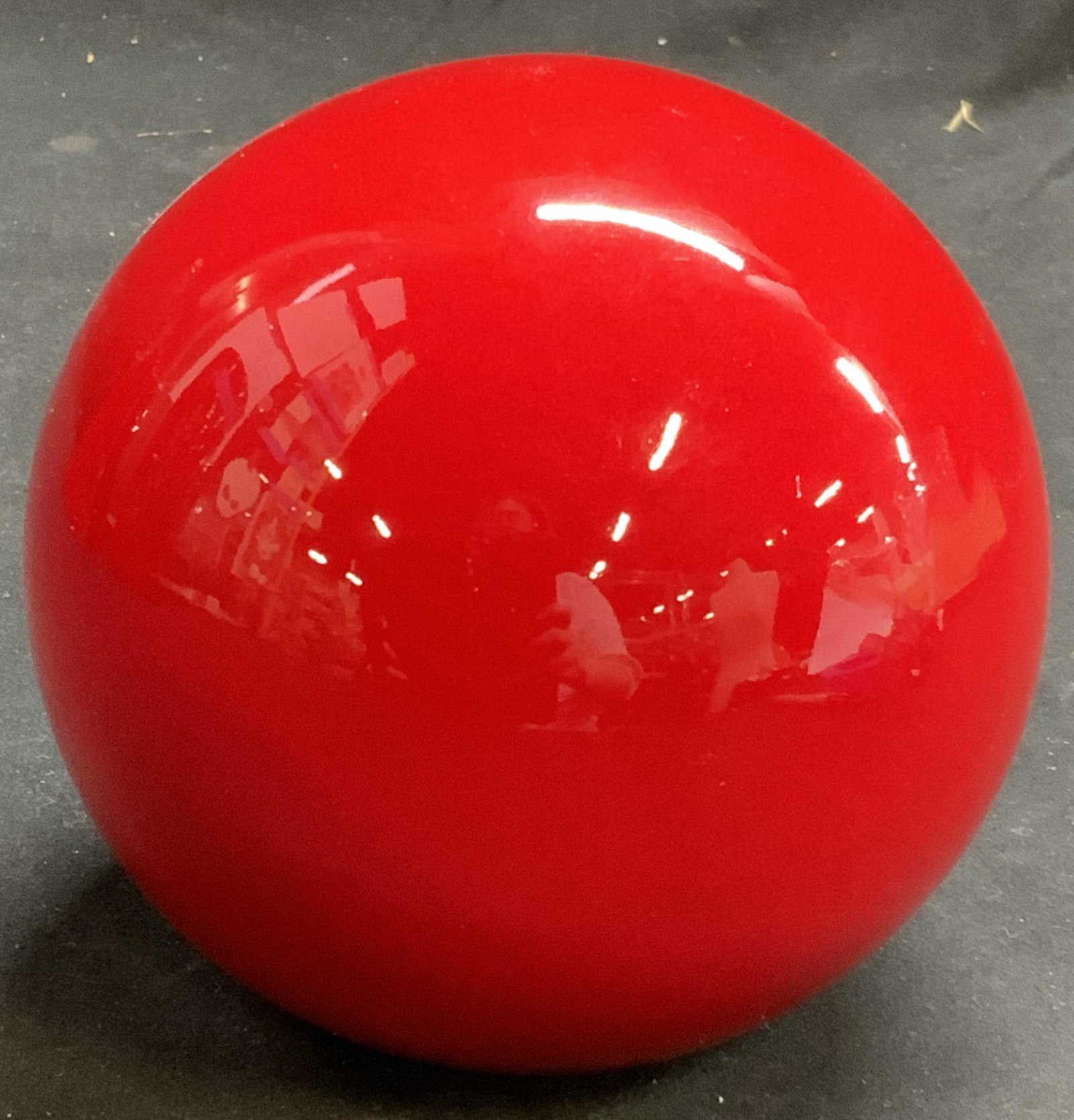 Red Ceramic Sphere Table Decor (1 of 6)