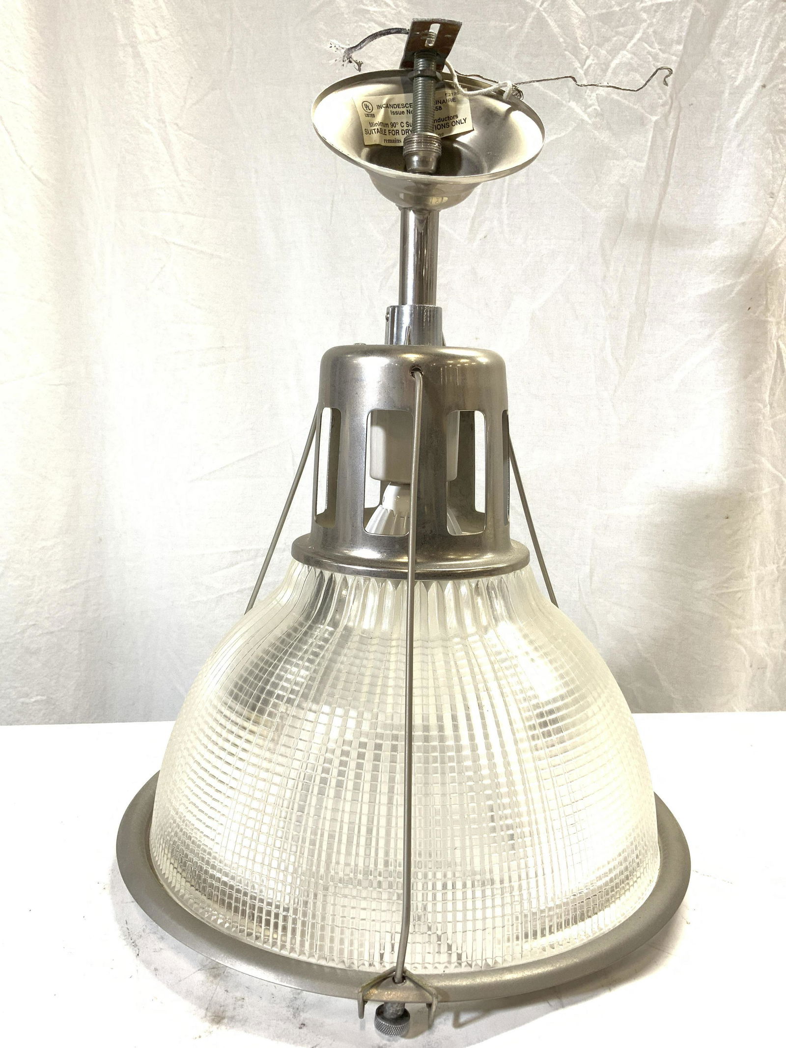 Industrial Holophane Lobay Pendant Ceiling Light (1 of 10)