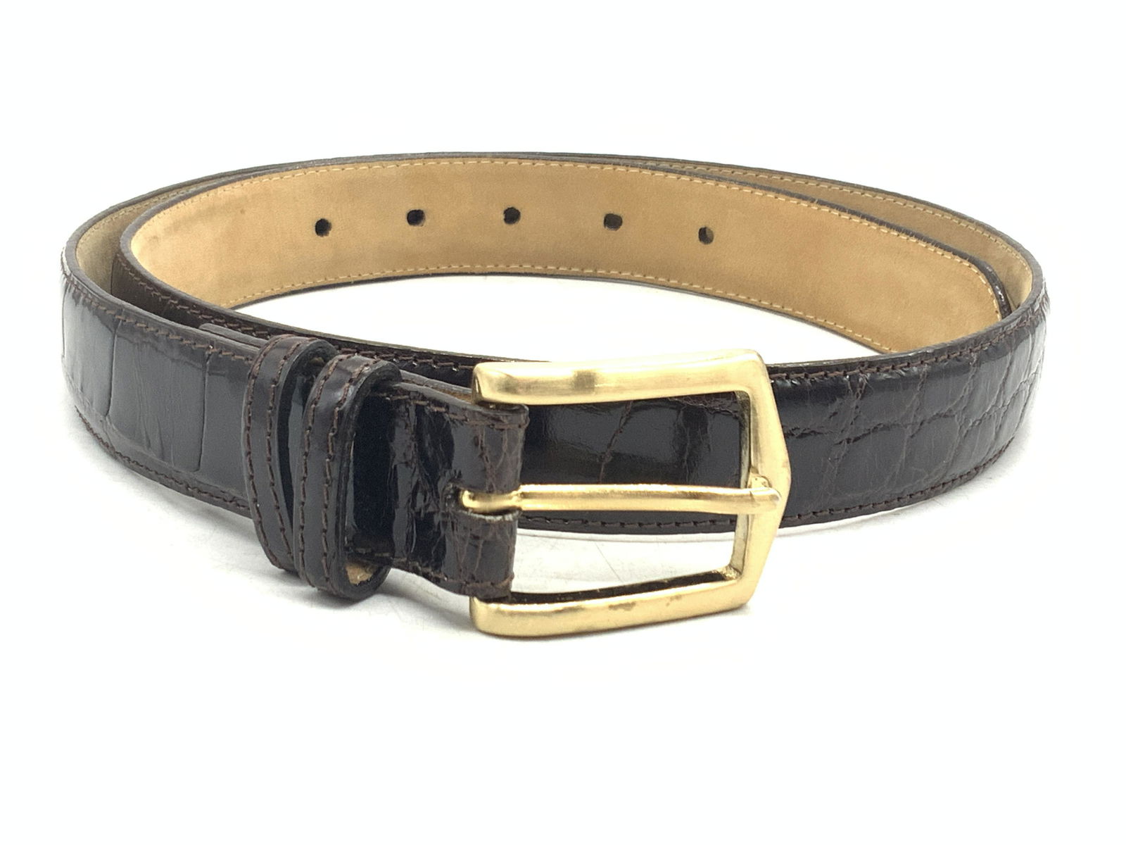 PAUL STUART Genuine Alligator Belt (1 of 7)