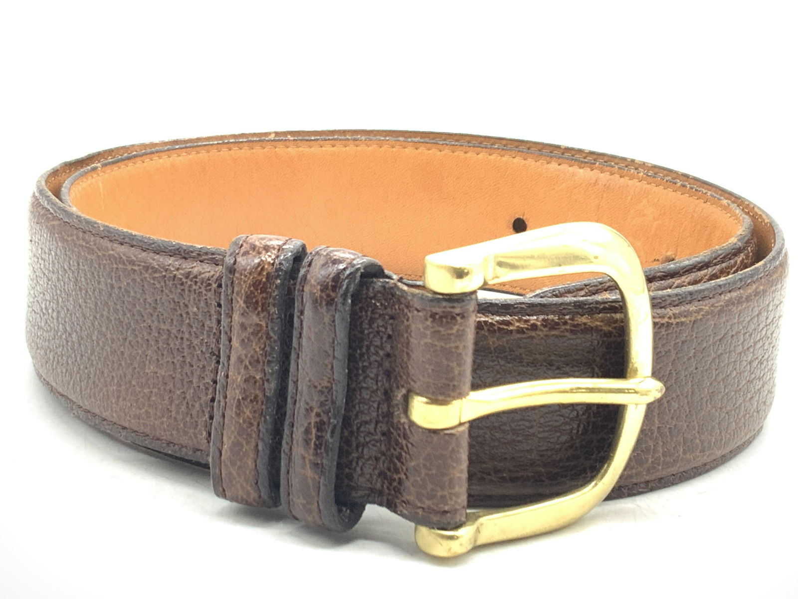 COACH Hand Made Water Buffalo Leather Belt (1 of 9)