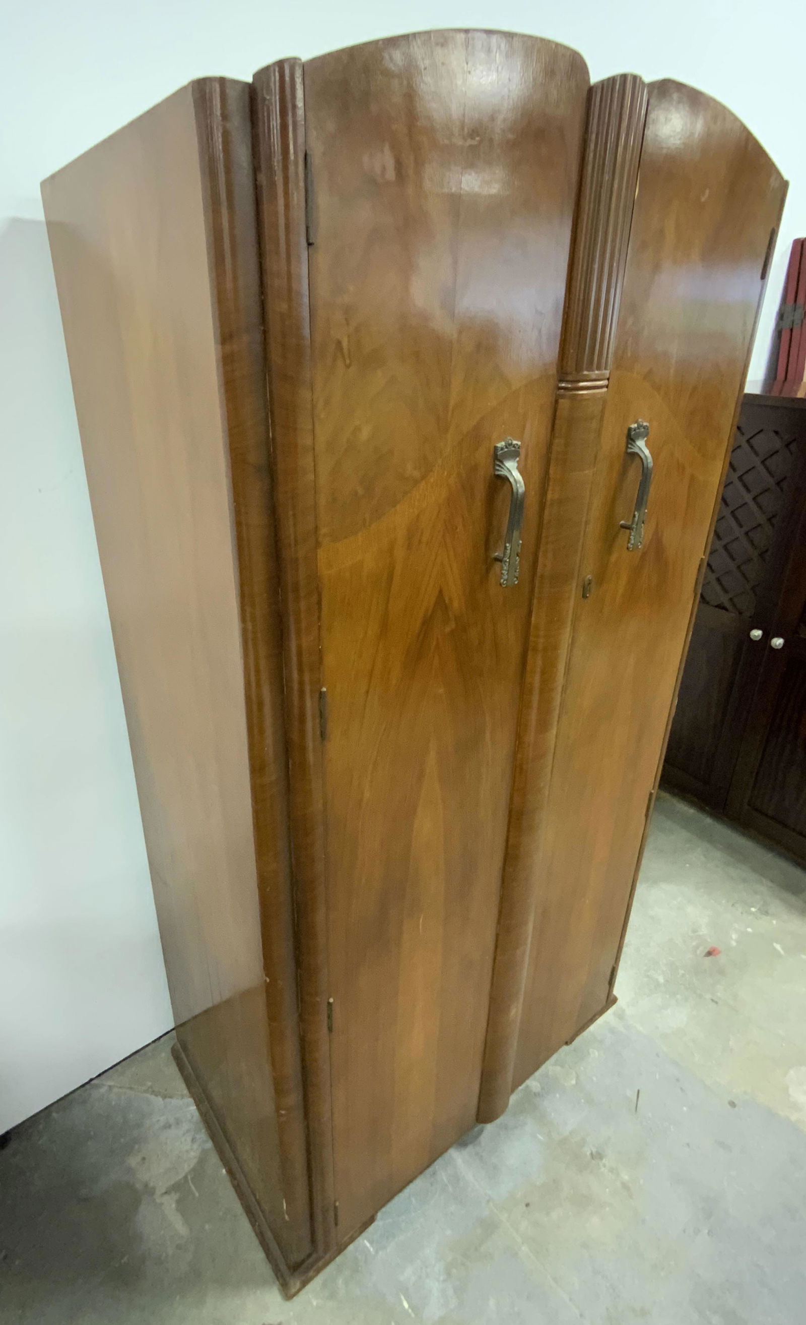 Antique C.W.S. LTD CABINET Wooden Wardrobe Cabinet (1 of 20)