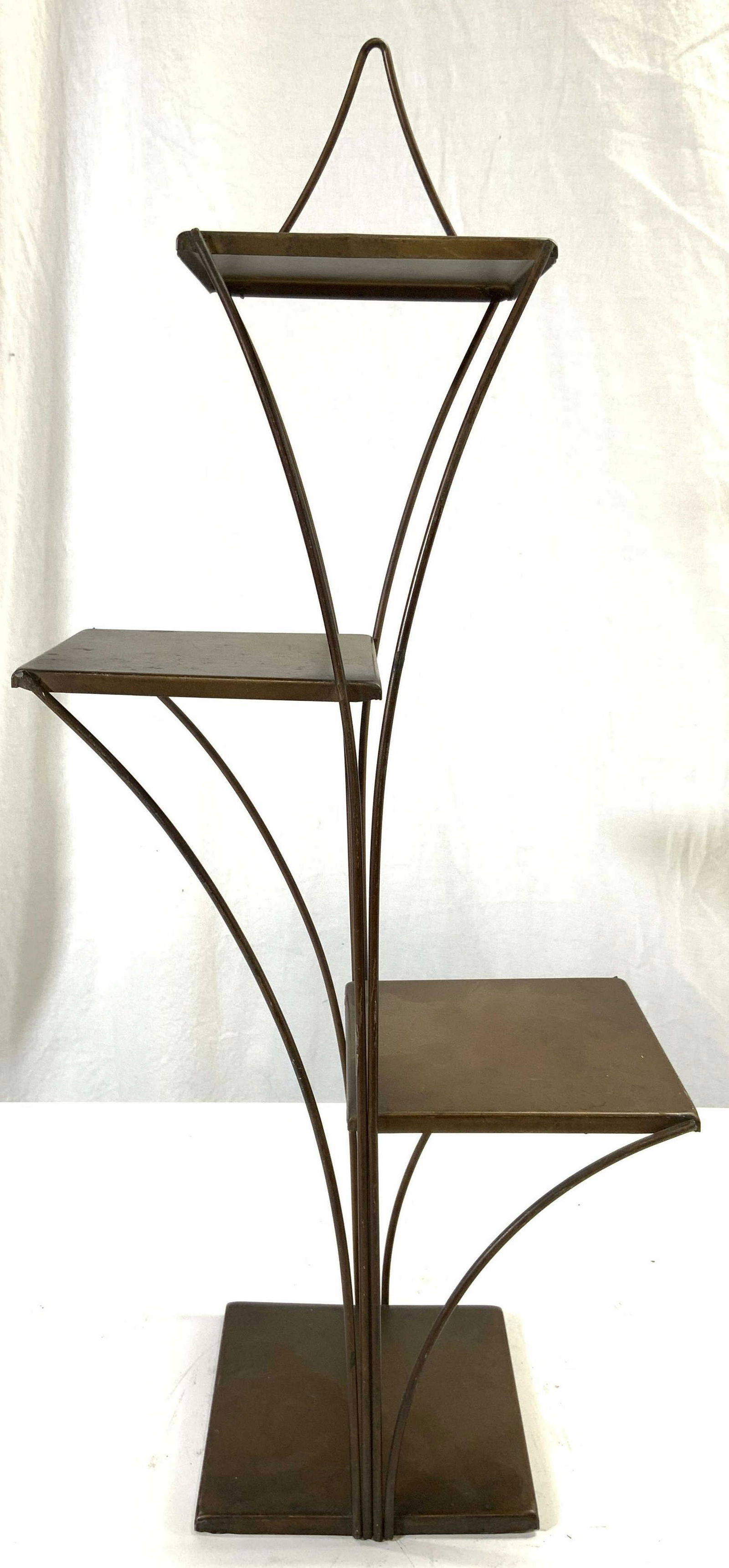 4 Tier Metal Wall Shelf Wall Decor (1 of 7)