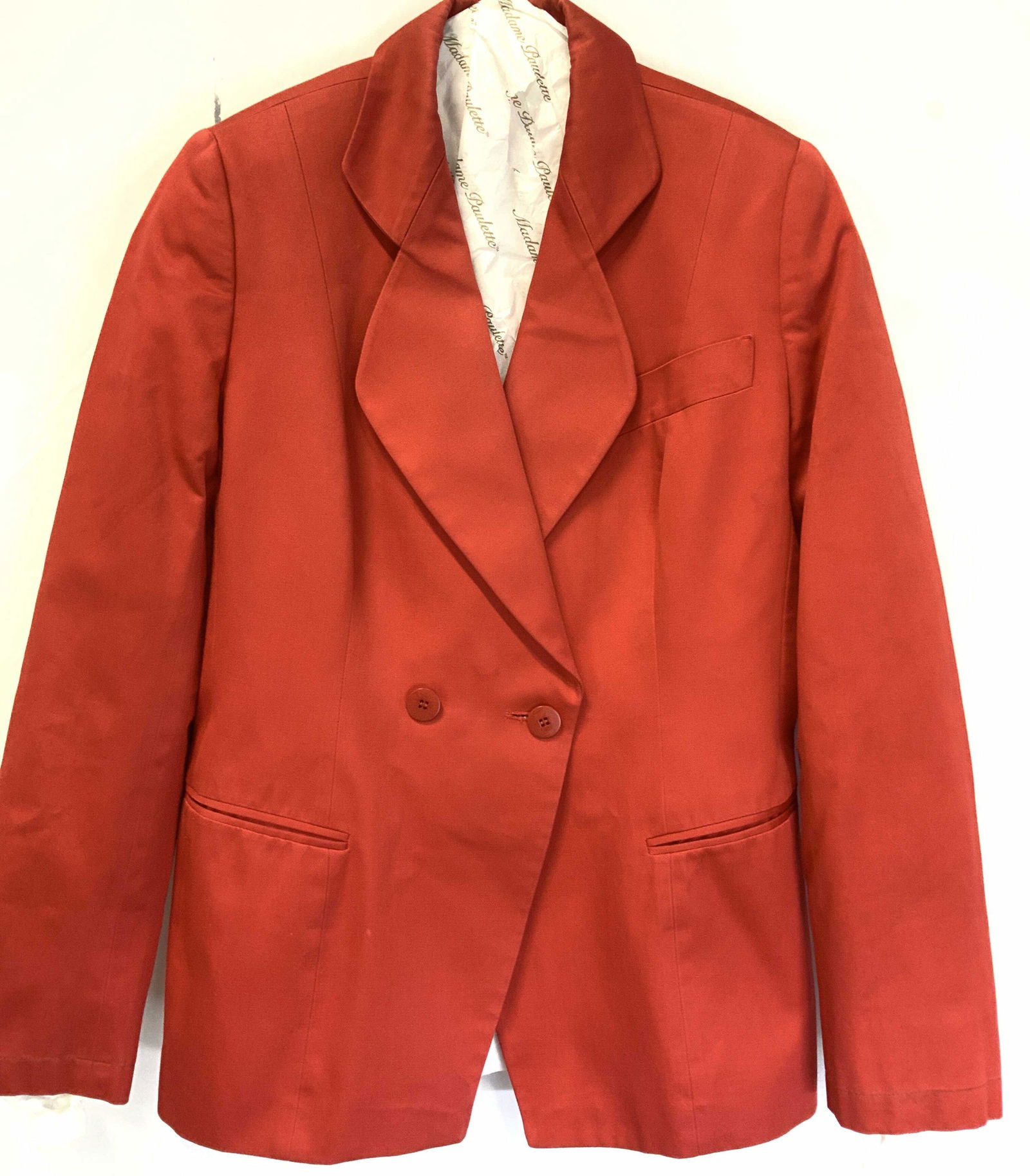 Giorgio Armani Red Cotton Blazer, Italy (1 of 7)