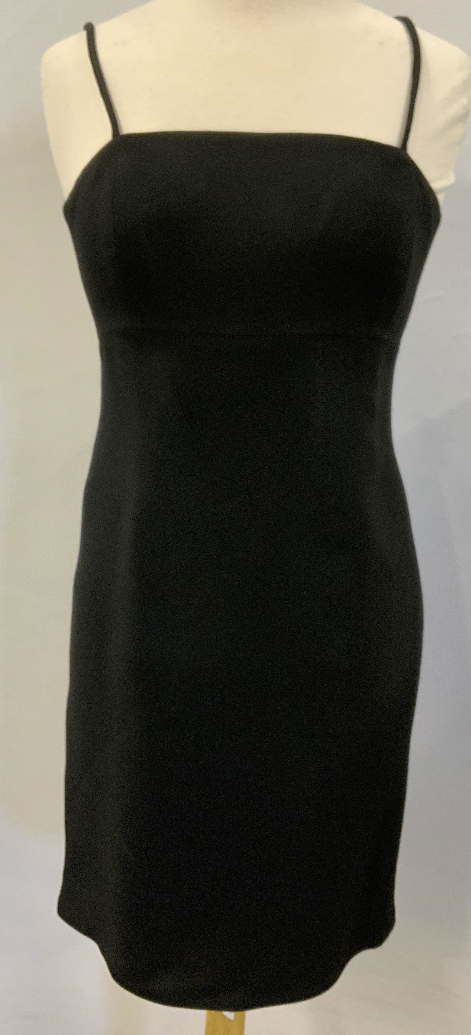 GIANFRANCO FERRE Black Sleeveless Cocktail Dress (1 of 6)