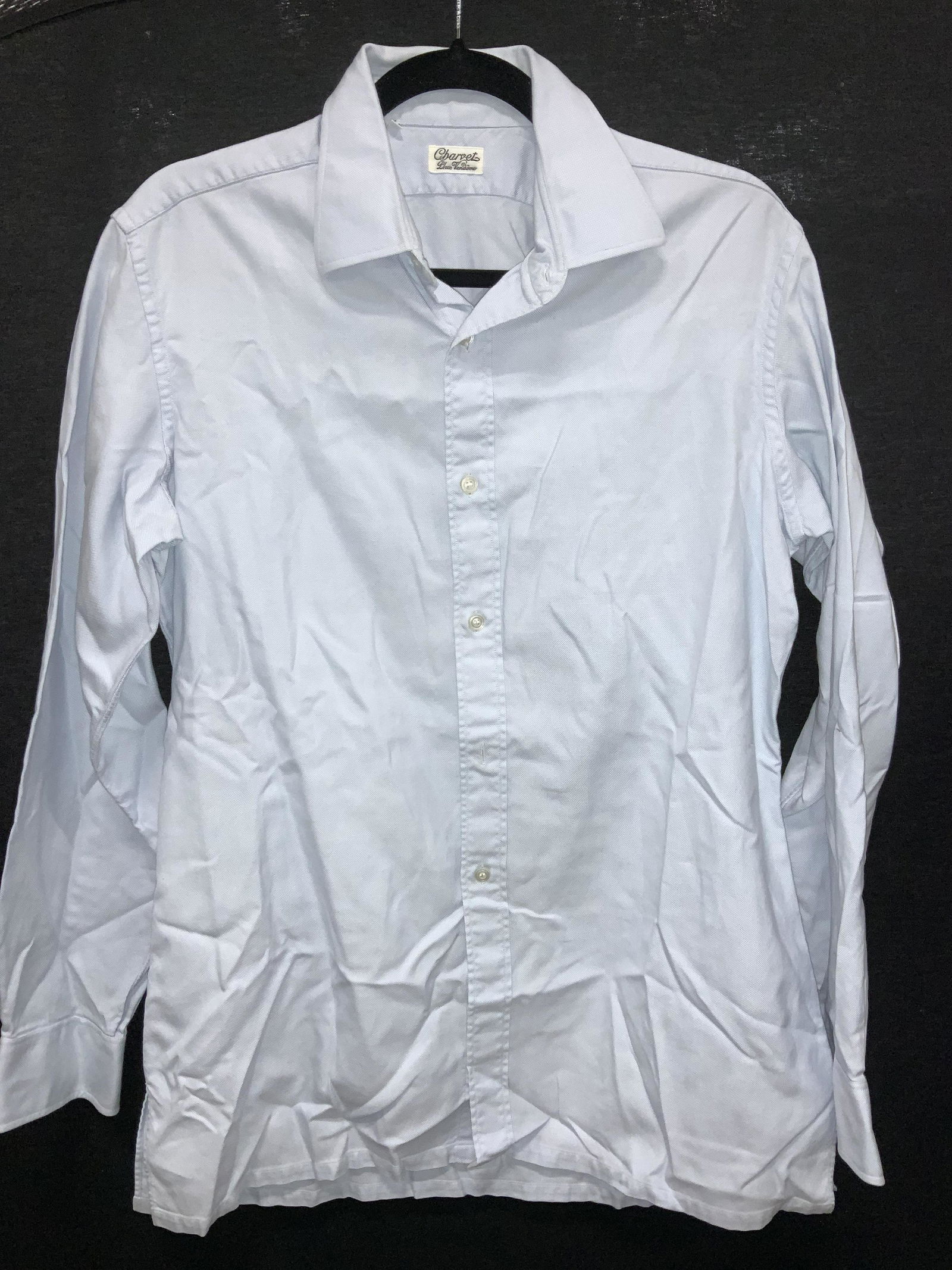CHARVET CHAMBRAY COTTON SHIRT, FRANCE (1 of 7)