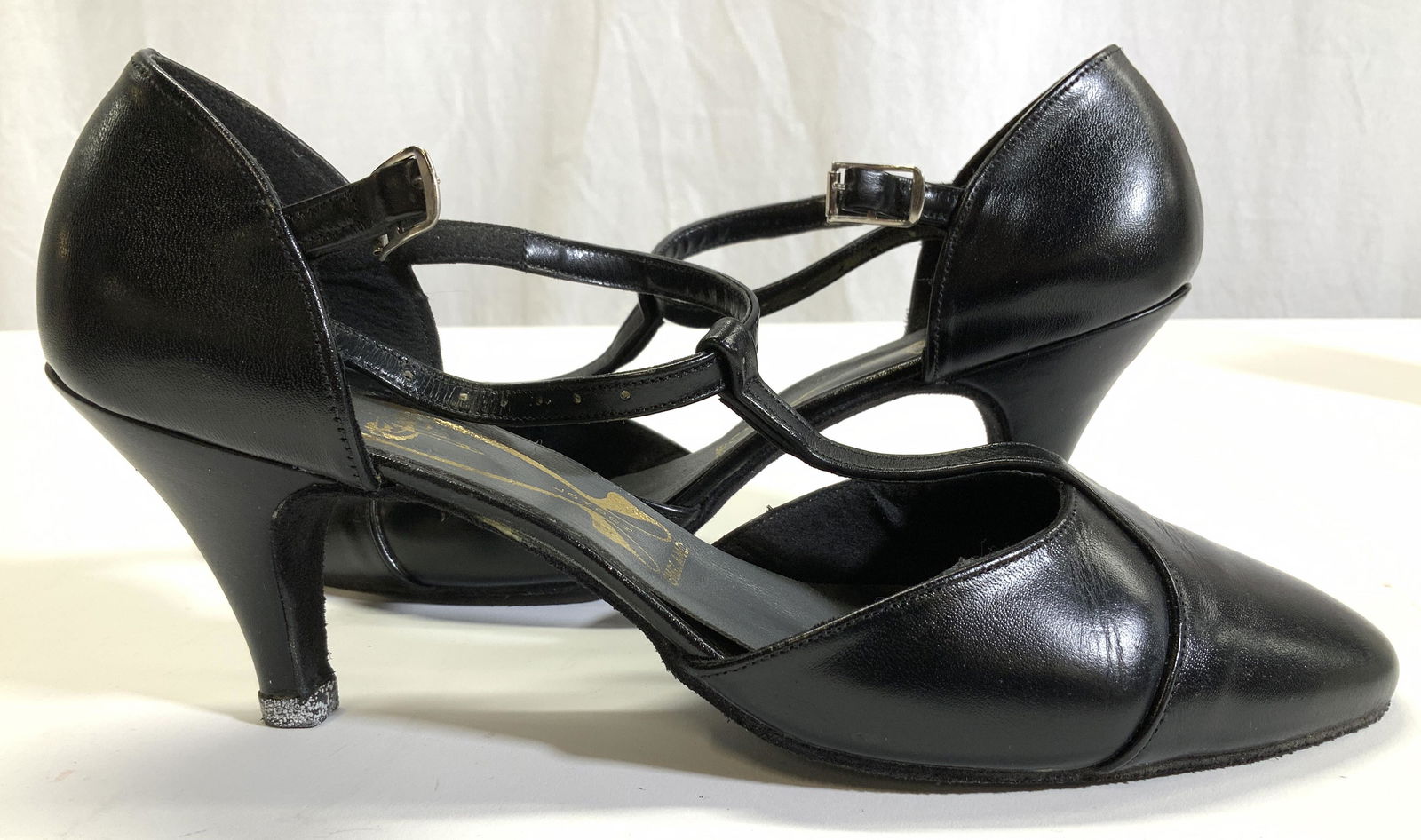 Freed of London Black Leather Pumps (1 of 6)