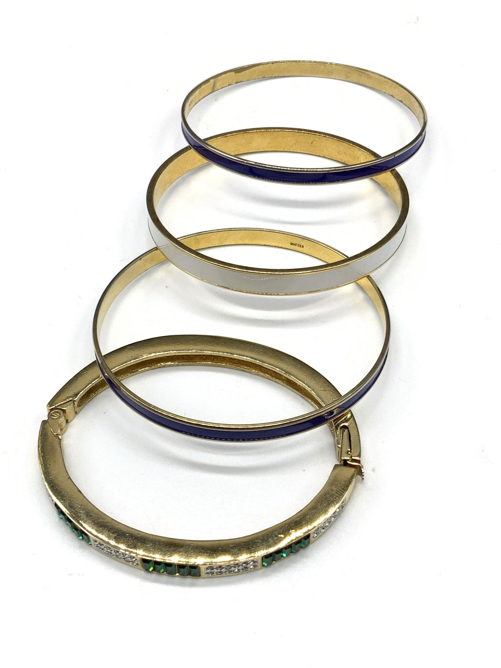 Lot 4 MONET & More Enamel & Crystal Bracelets (1 of 15)