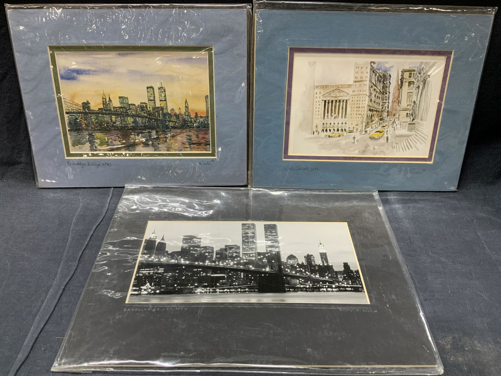 3 Signed NYC Lithographs & Photos (1 of 14)