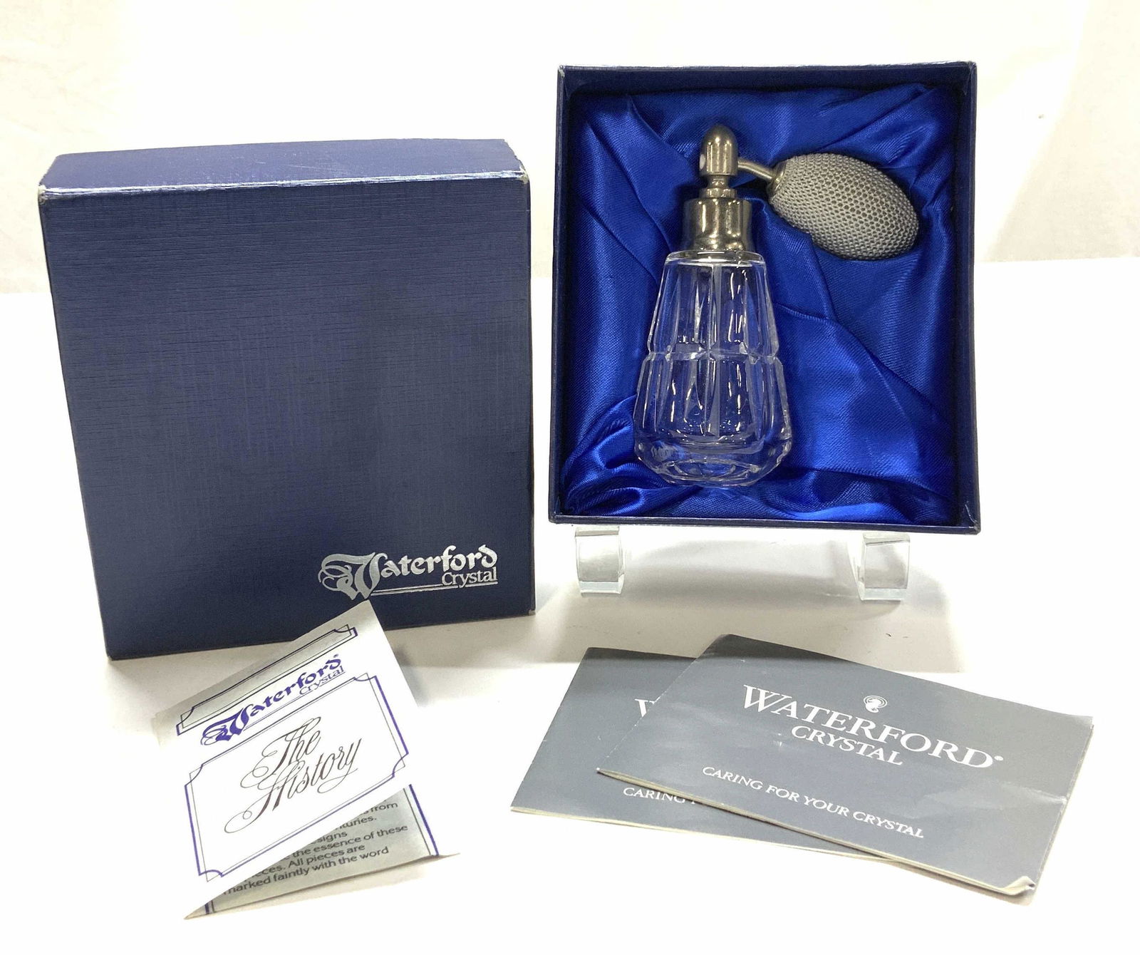 WATERFORD CRYSTAL PERFUME PUMP, Org Box (1 of 7)