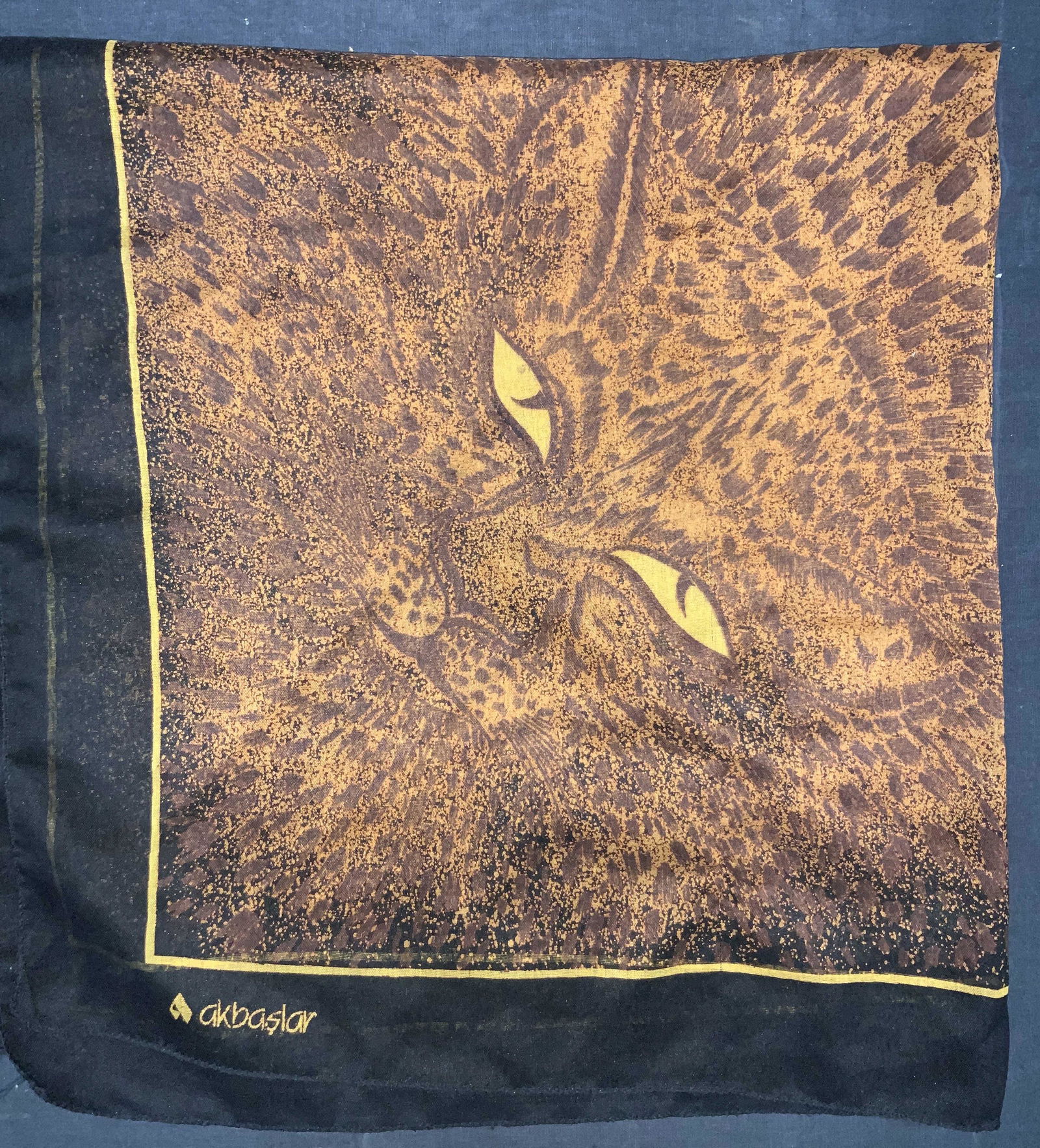 AKBASLAR Leopard Print Scarf (1 of 7)