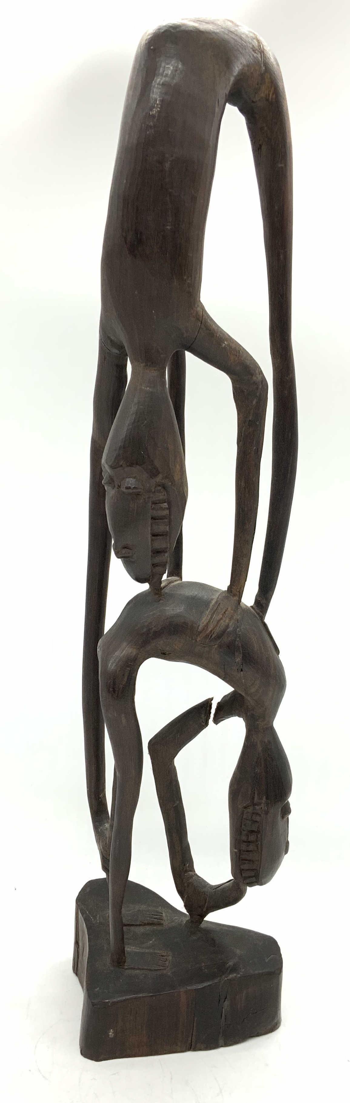 Hand Carved African Figural Sculpture (1 of 6)