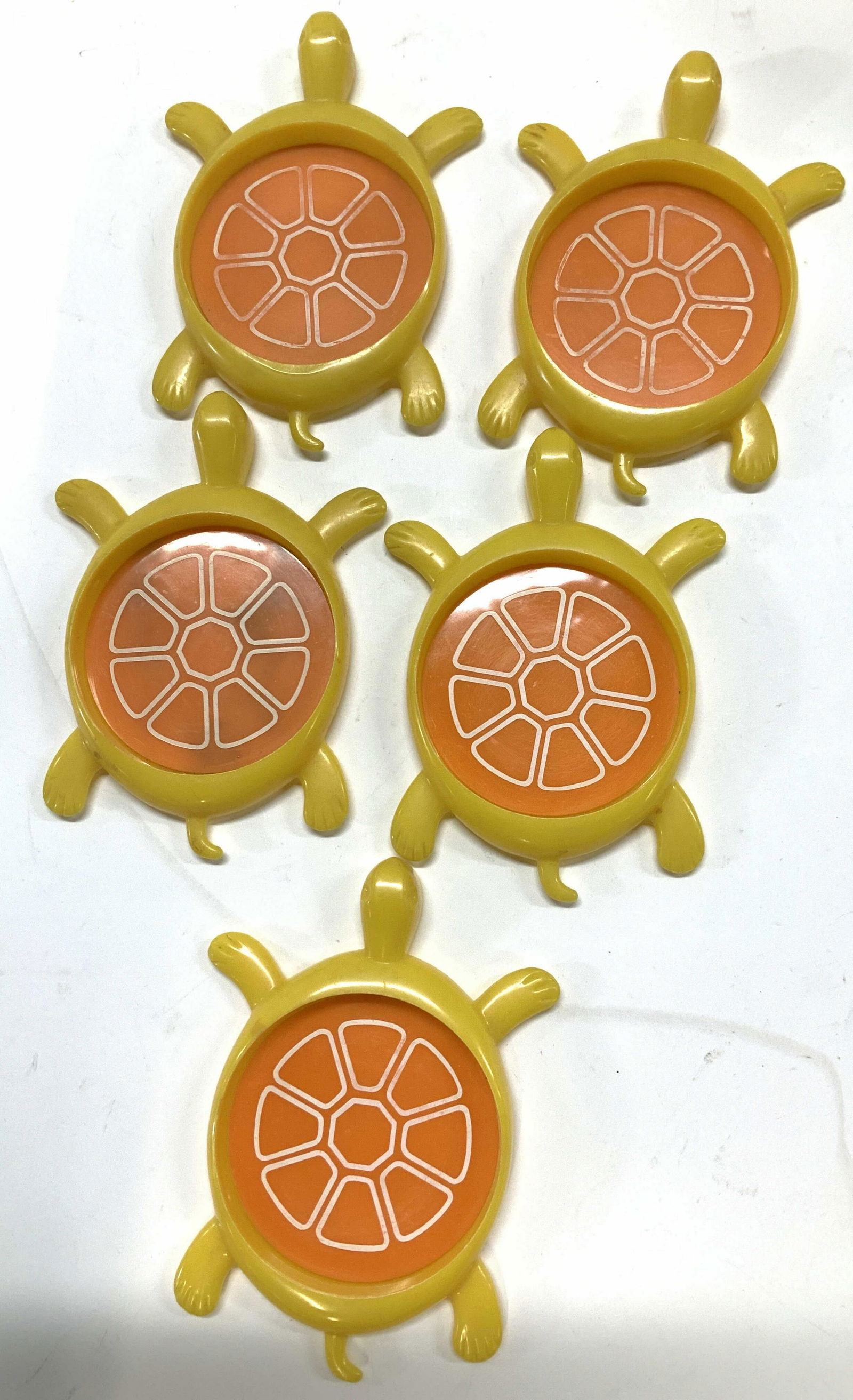 Set 5 Mid Century Turtle Coasters (1 of 6)