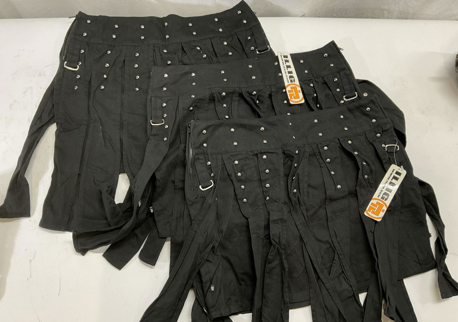 Lot 3 ILIG Goth Mini Skirts, NWT (1 of 6)