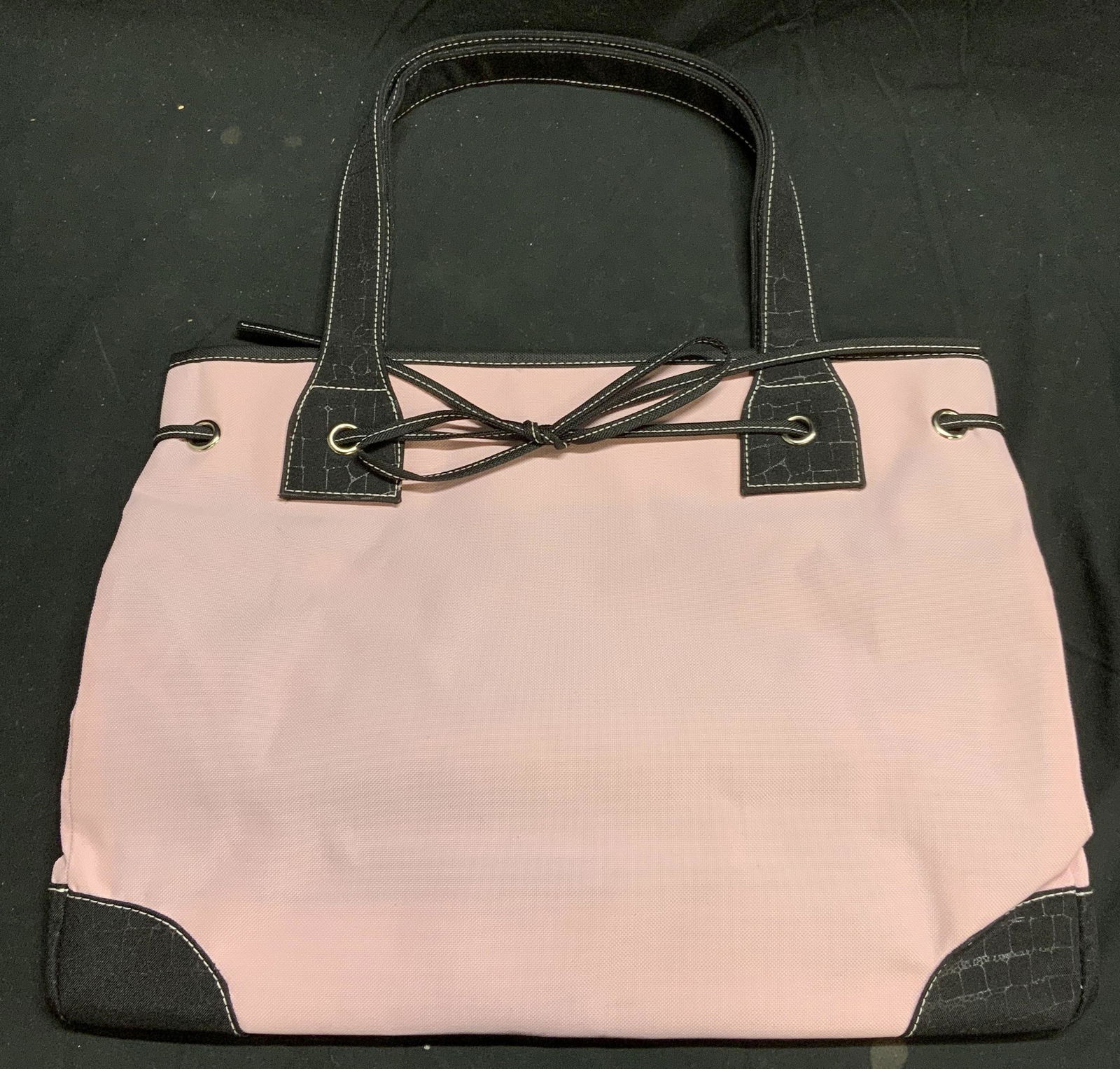 LANCOME Pink Canvas Tote Bag (1 of 6)