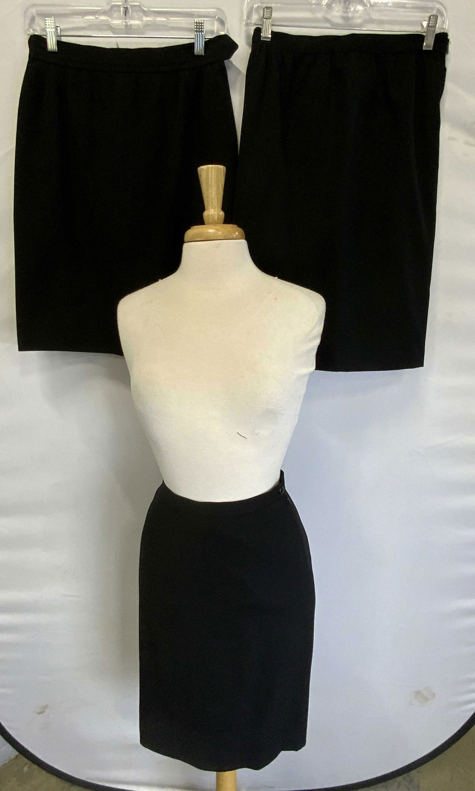 Lot 3 Designer Black Skirts, GIORGIO ARMANI & More (1 of 10)