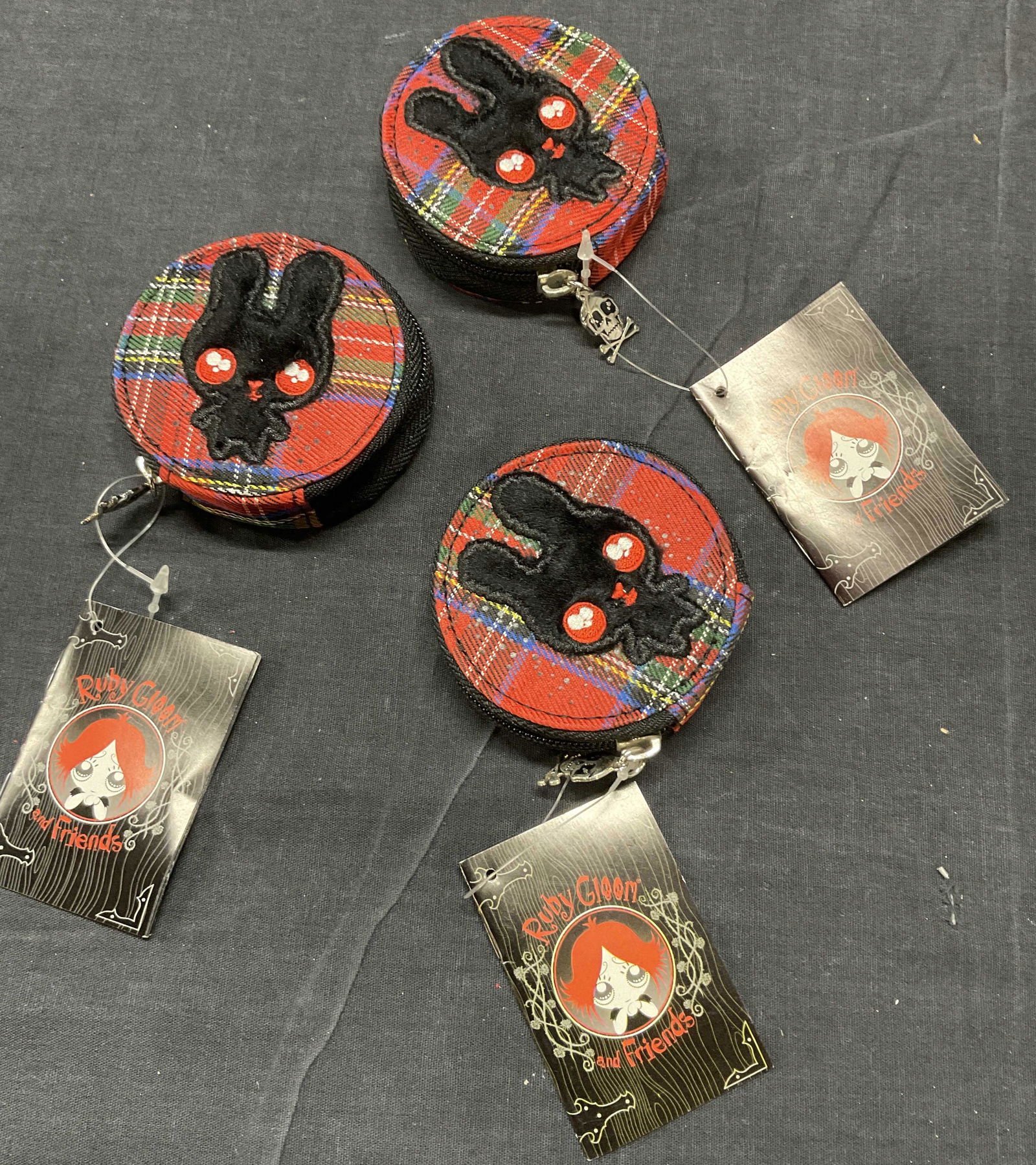 Lot 3 NWT Ruby Gloom Coin Purses (1 of 6)