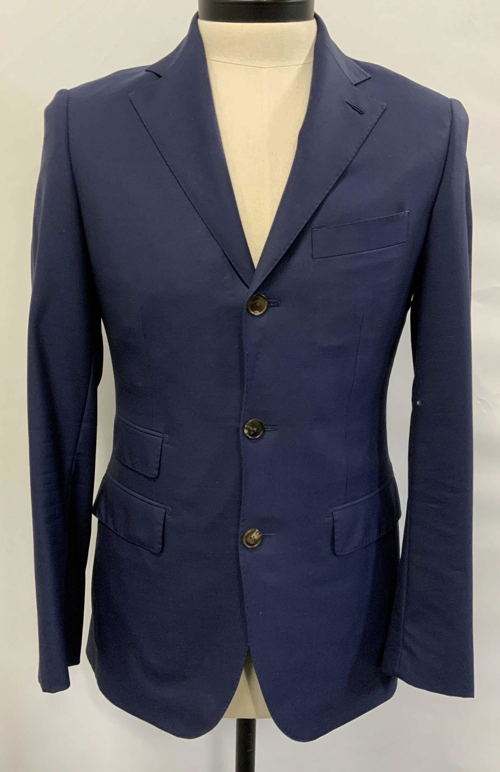LUND & LUND Navy Blue Suit Jacket (1 of 6)