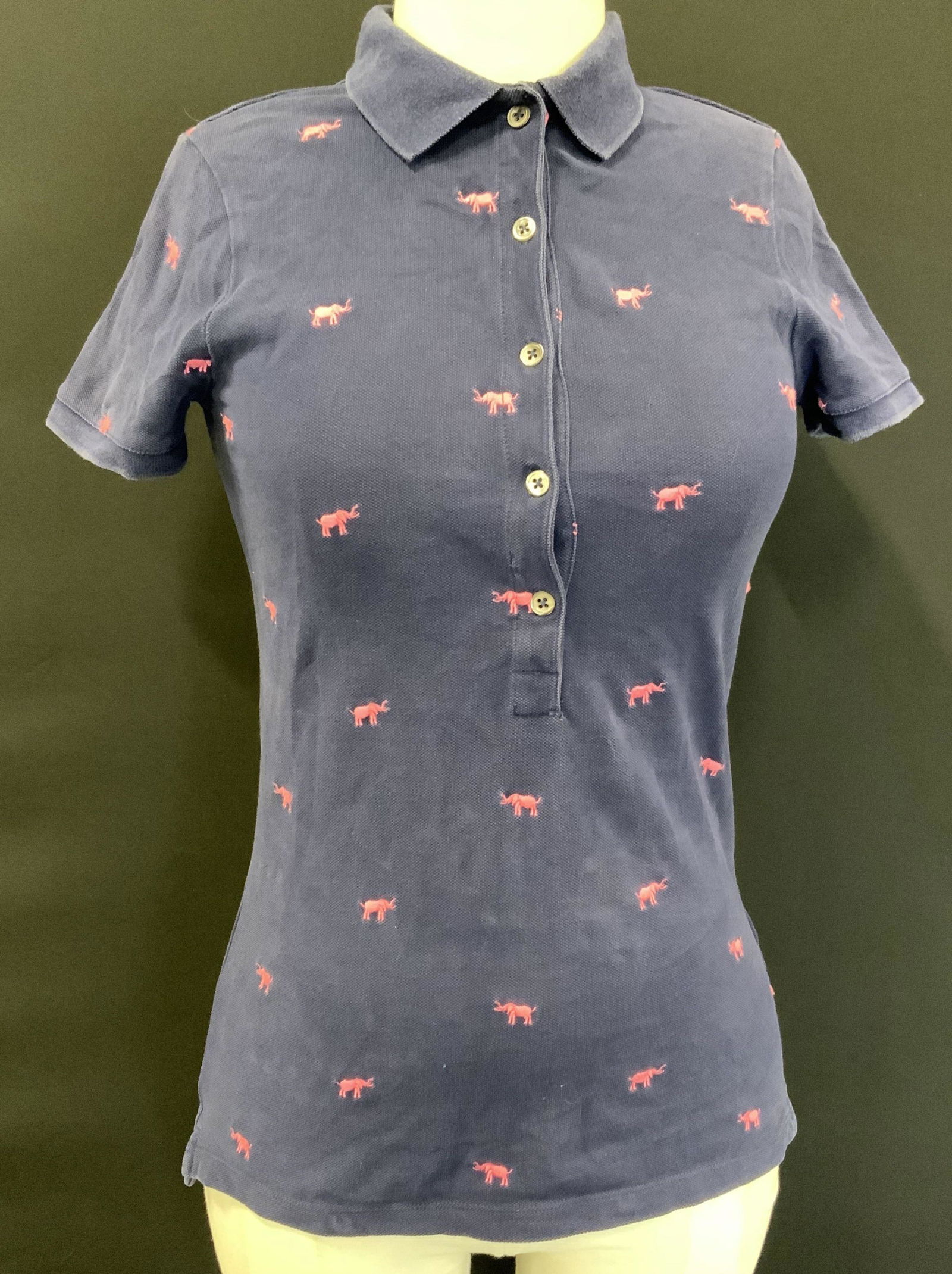 J CREW Classic Pique Elephant Embroidered Polo (1 of 6)