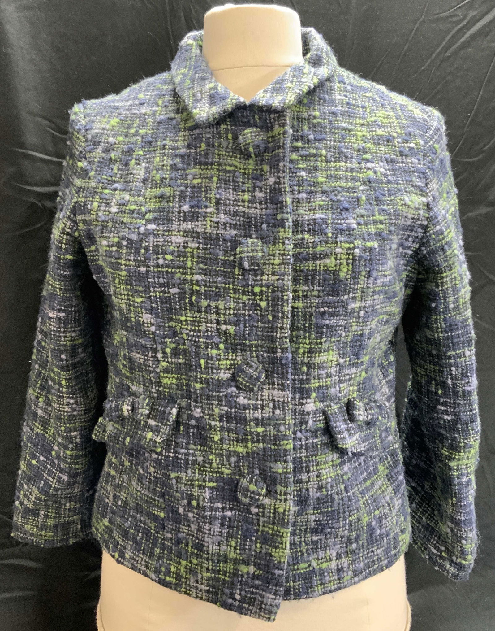 ELEVENSES Green/Blue Wool Jacket Greece (1 of 7)