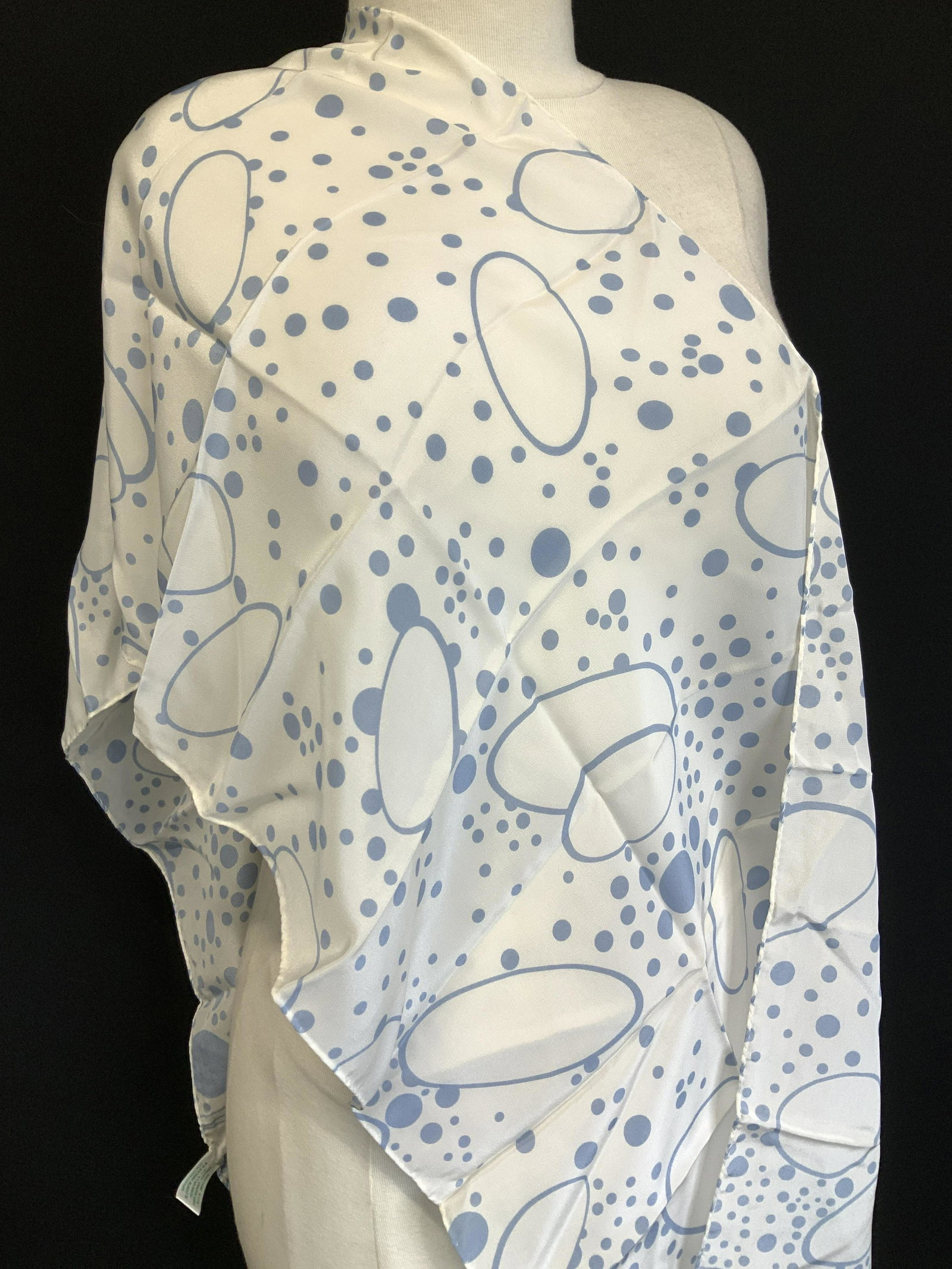 El Corte Ingles Silk Hand Rolled Long Scarf, Spain (1 of 6)