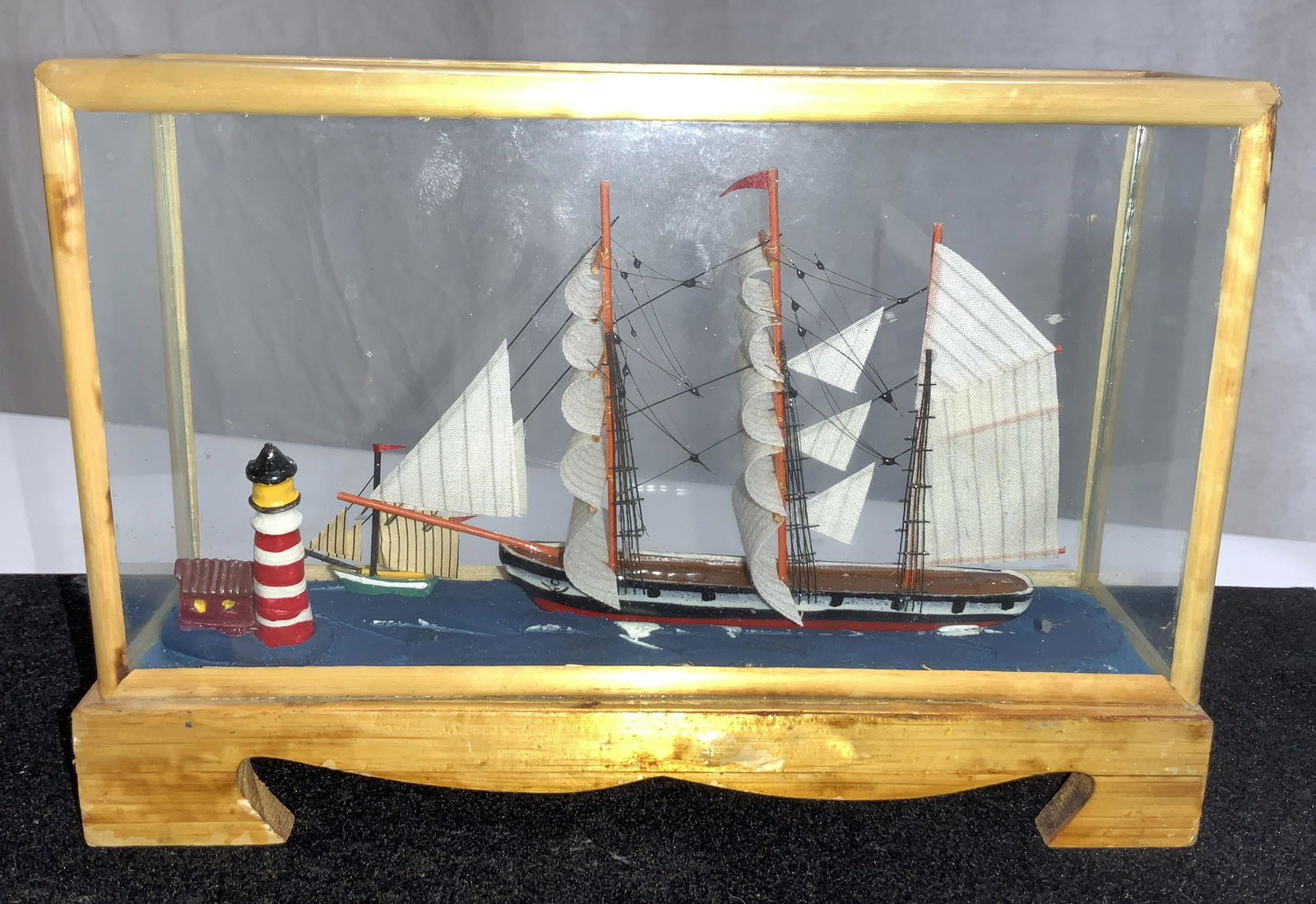 Model Ship in Display Box (1 of 6)