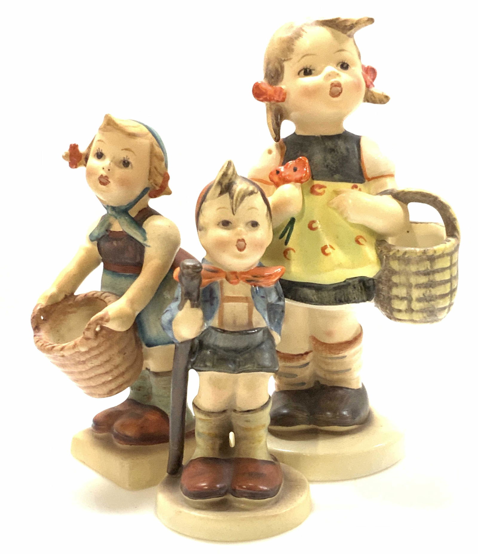 Set 3 Vintage Porcelain Hummel Figurals , Germany (1 of 6)