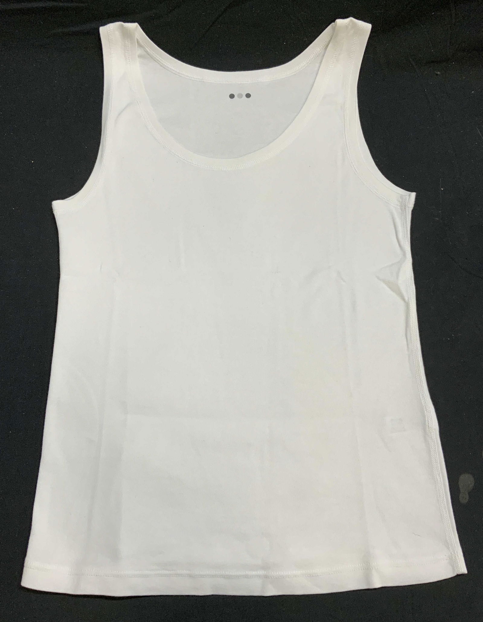 THREE DOTS White Cotton Tank Top (1 of 6)