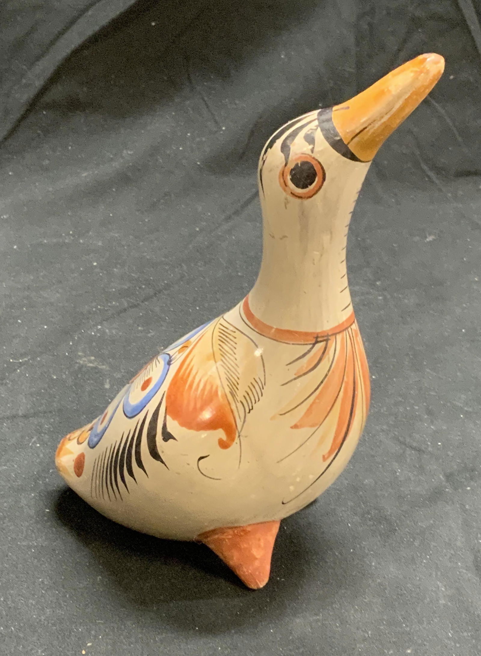 Vintage Hand Painted Ceramic Duck Figurine (1 of 6)