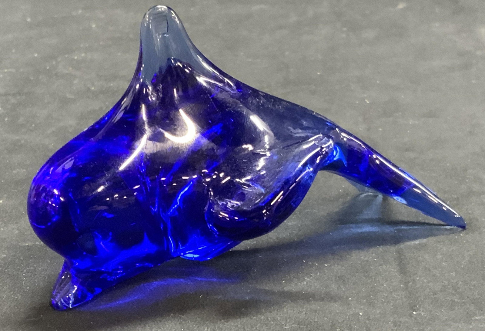 Blue Art Glass Dolphin Figurine (1 of 6)