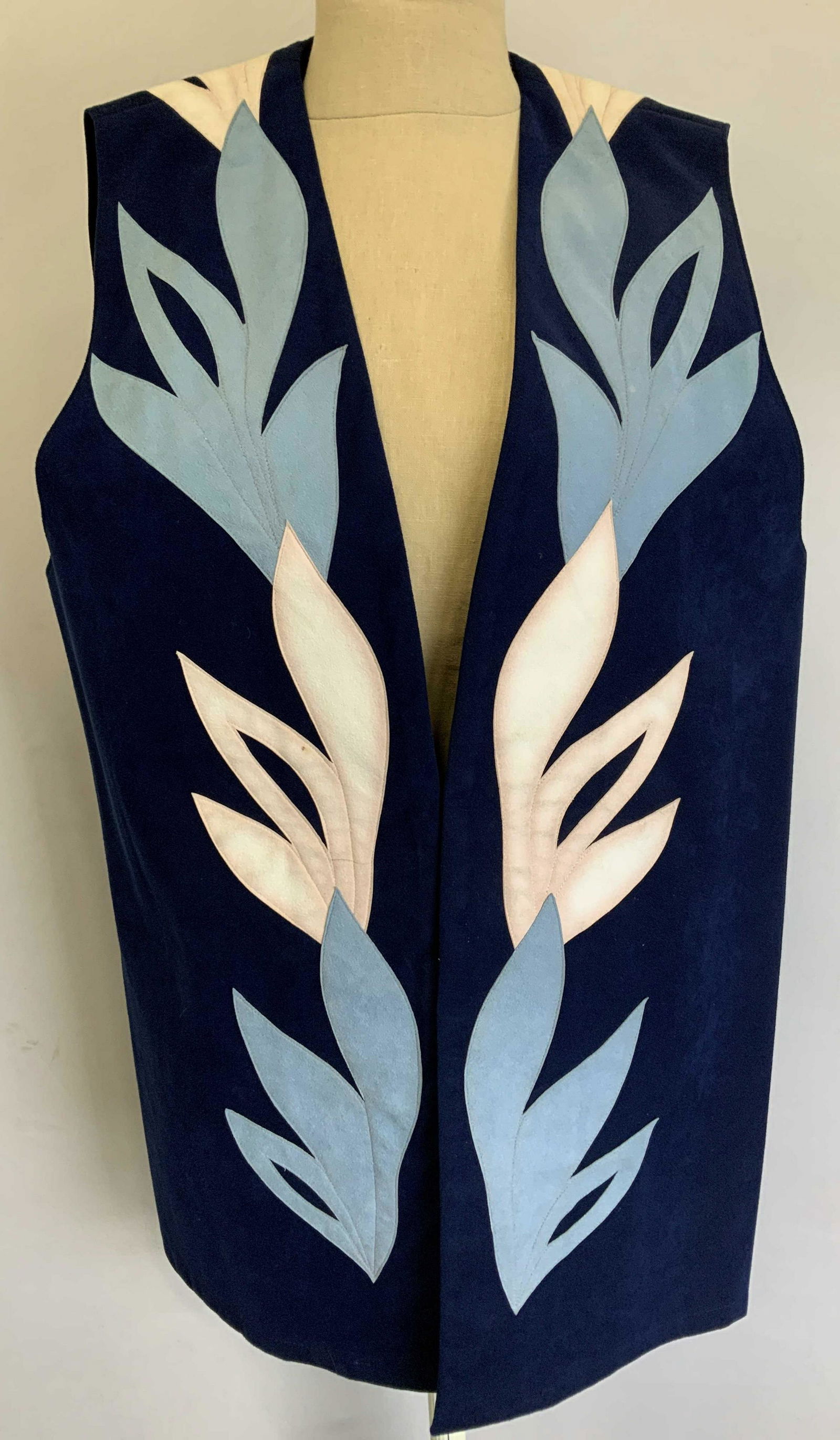 Ultra Suede Ella Manfredi Vtg Suede Vest (1 of 5)