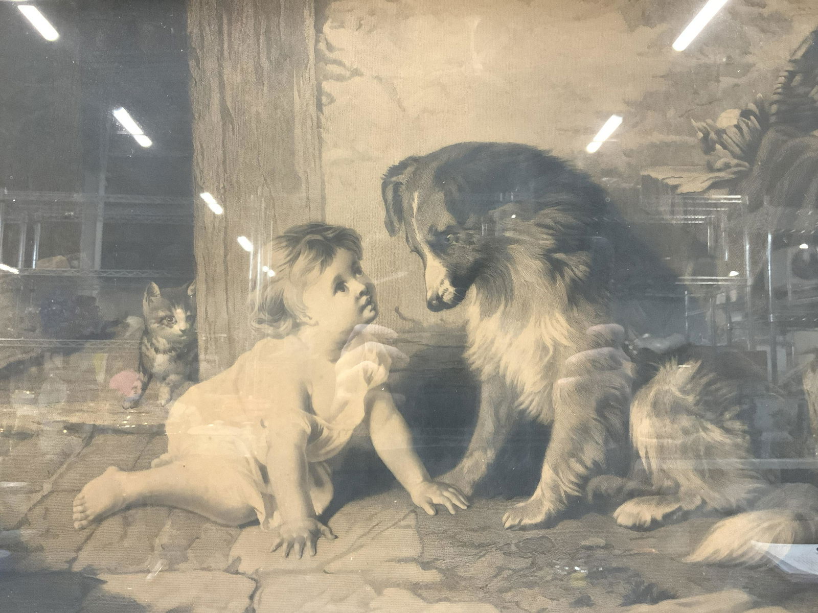 George Augustus Holmes You Cant Talk Etching (1 of 9)