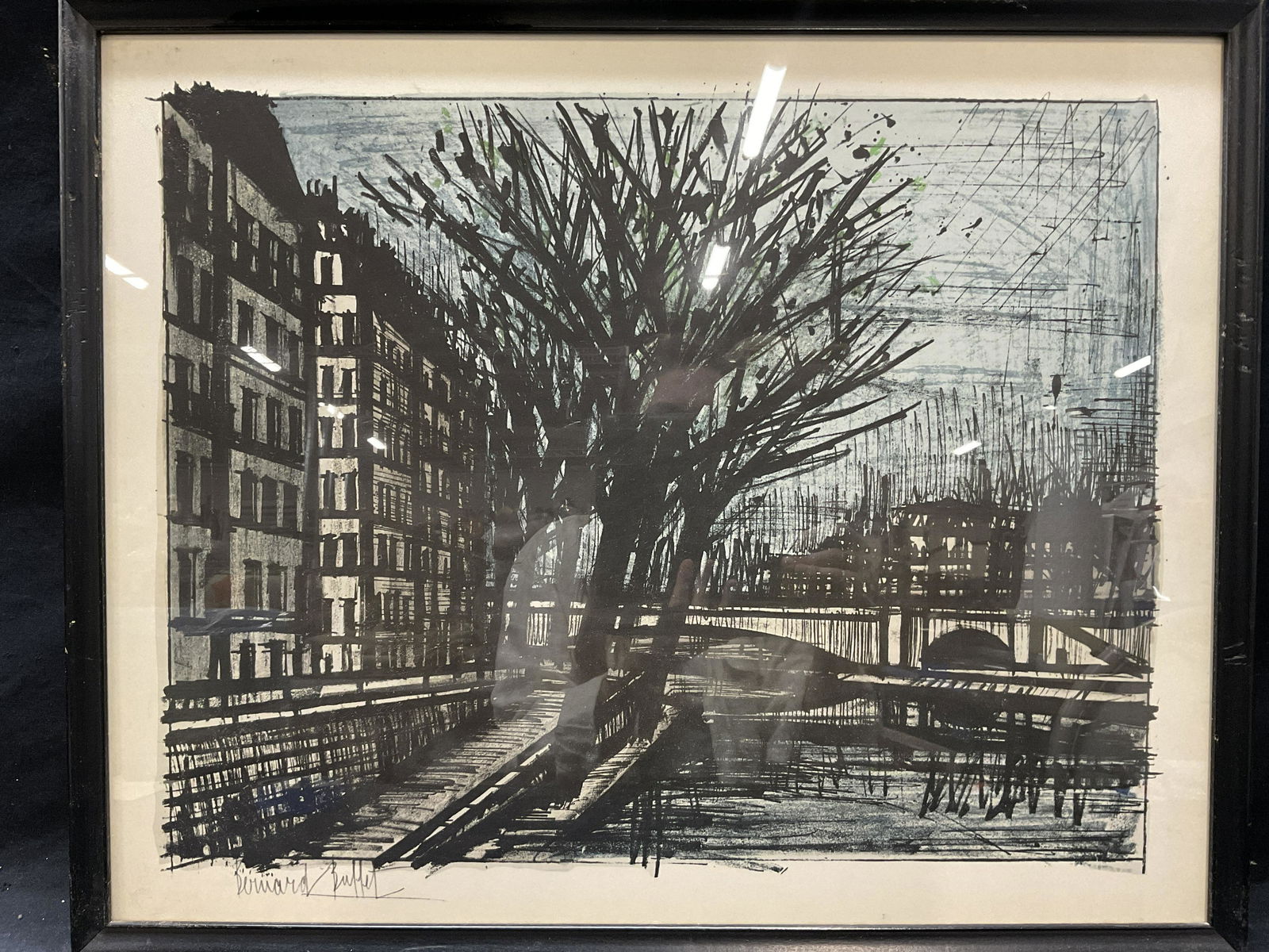 Bernard BUFFET Framed City Scene Lithograph (1 of 6)