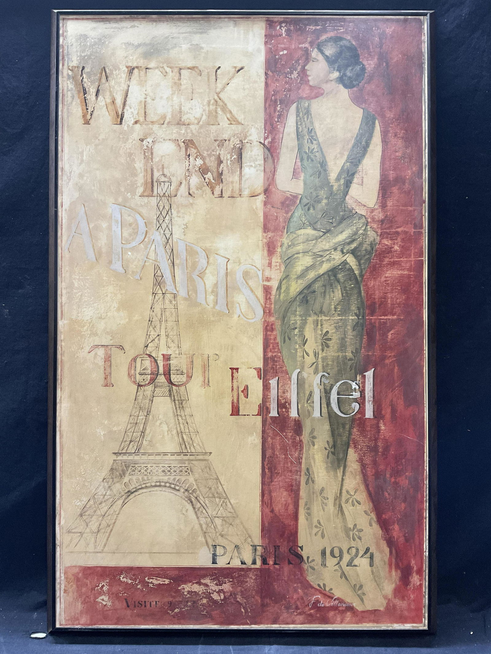 F. De Villeneuve Litho on Board, Tour Eiffel (1 of 8)