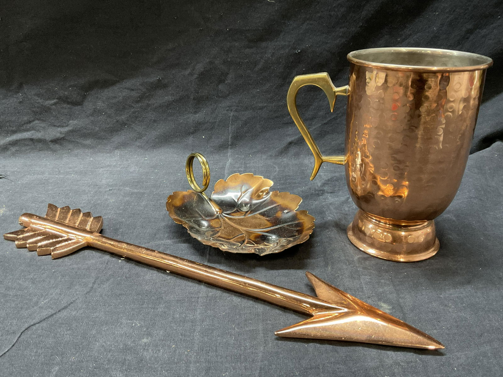 Copper Tabletop Wares, Cup, Trinket Dish & More (1 of 6)