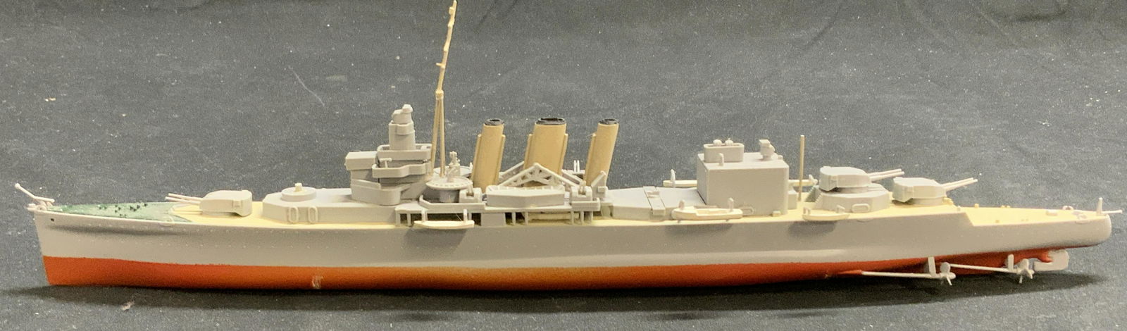 Navy Battleship Model Display (1 of 6)