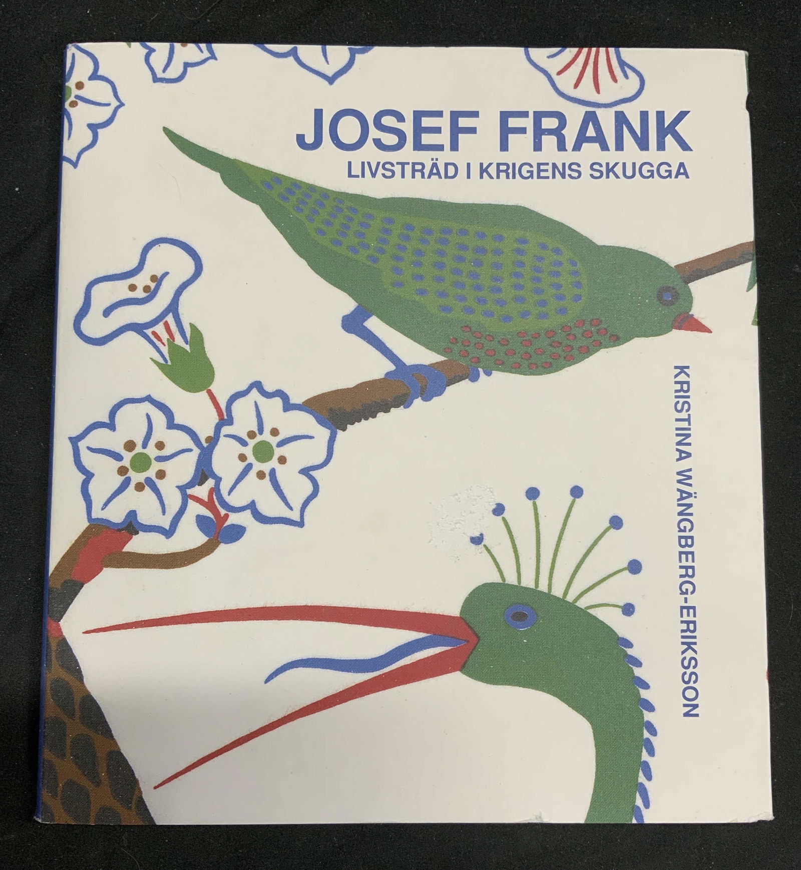 Josef Frank Tree of Life Design Book, Swedish: Josef Frank: Livstrad I Krigens Skugga by Kristina Wangberg-Eriksson. Published by Bokforlaget Signum Lund, 1994. Wear to dust bucket, co Ed, pages, and spine consistent with exposure. Measures approx