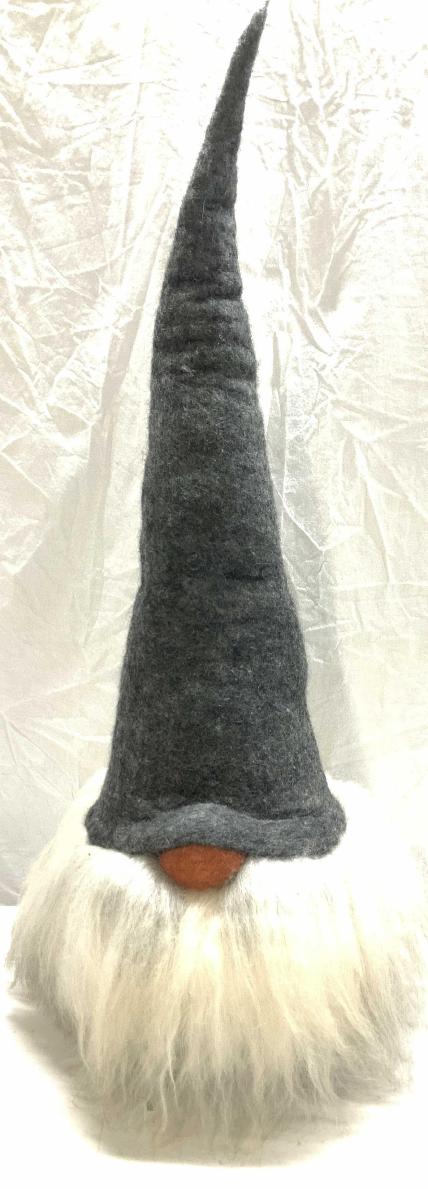 Asas Tomtebod Tall Bearded Tomte NWT 36in: Swedish Designer Brand Asas Tomtebod Large Bearded Tomte. 36 in. Ht., 16 in. W. New old stock with original tag attached. Tag is in Swedish. An original product from the Asa Gotander Collection. Area 