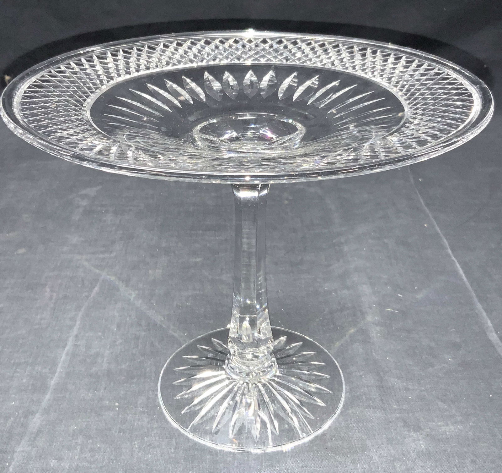 Cut Glass Footed Dish Tazza (1 of 7)