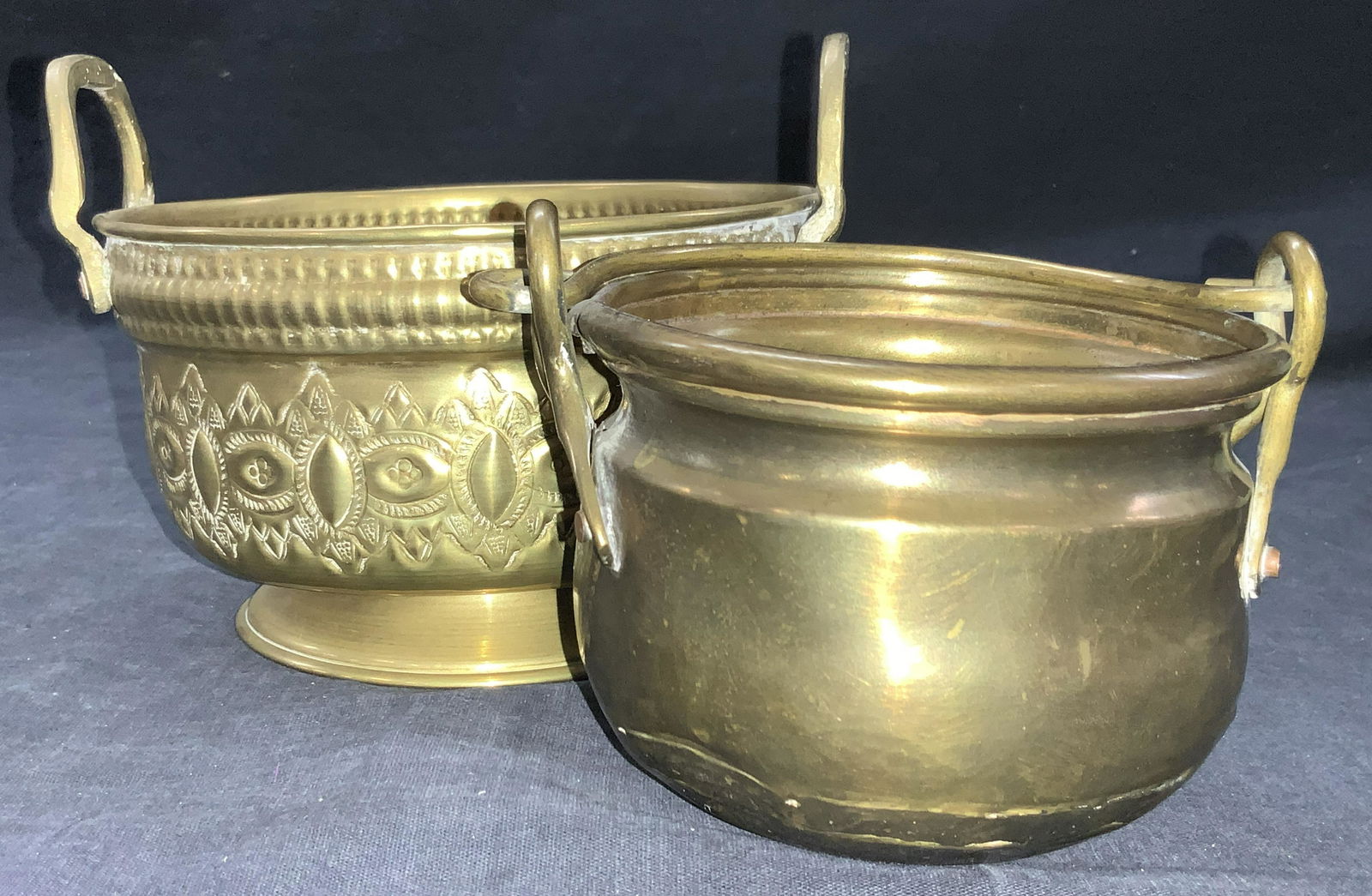 2 Vintage Sofabex Etched Brassware Accessories (1 of 9)