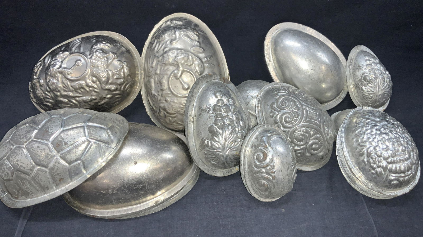 22 Antique Chocolate Egg Molds (1 of 12)