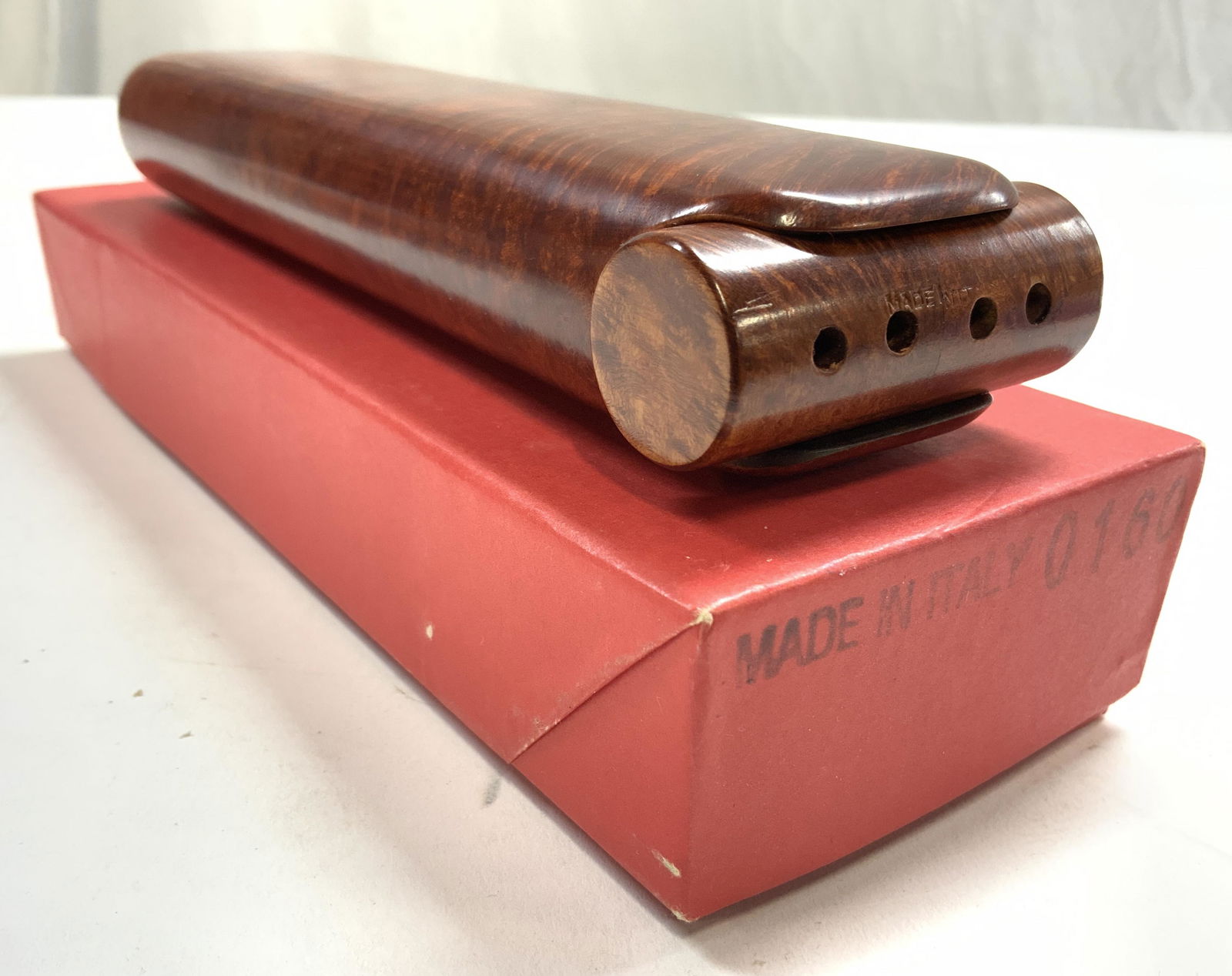 Vintage Italian Cigar Case In Box (1 of 8)