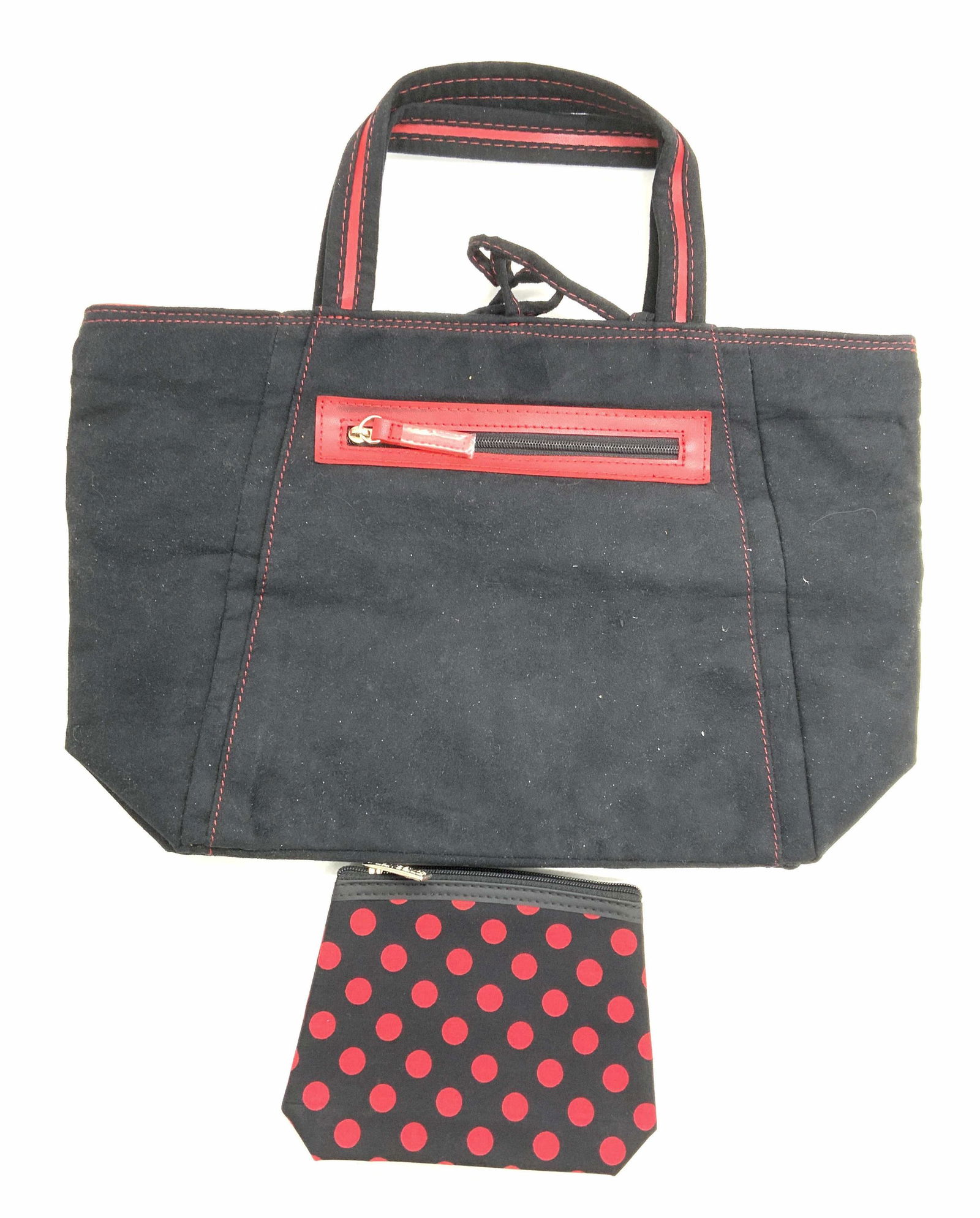 LANCoME Black Tote Bag & Coin Purse (1 of 7)