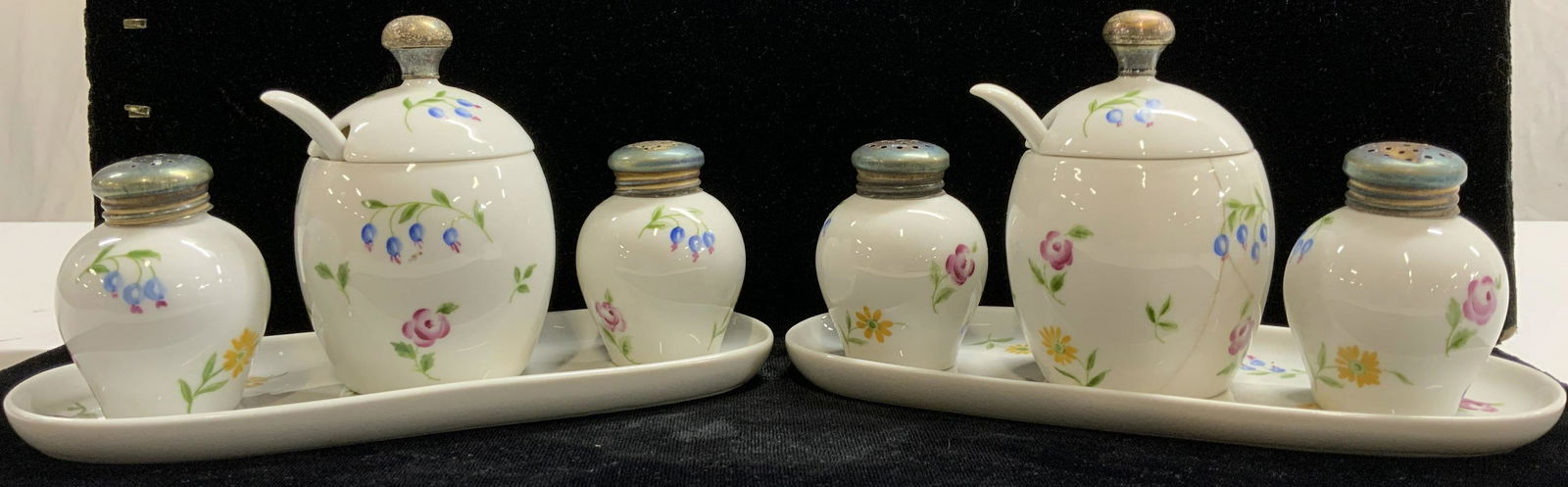 Set 8 ROSENTHAL SELB GERMANY Porc Salt Pepp Sugar (1 of 9)